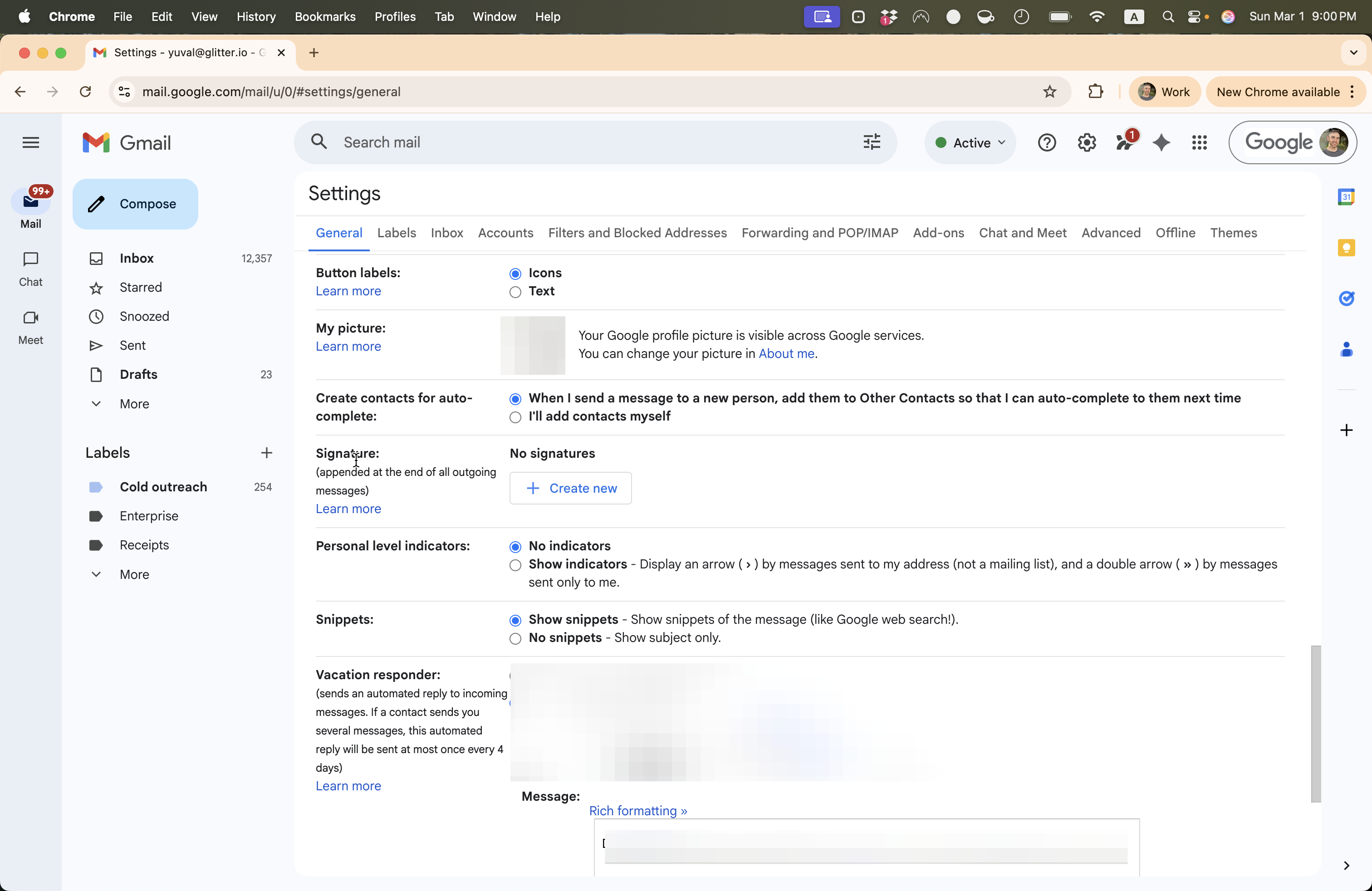 Step #3: Scroll down until you see "Signature"