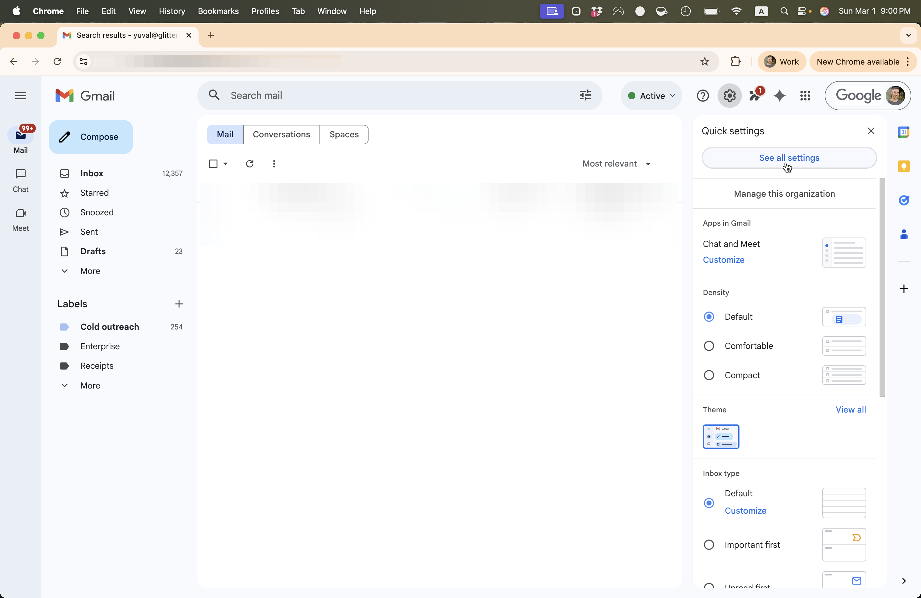 Step #2: Click on "See all settings"