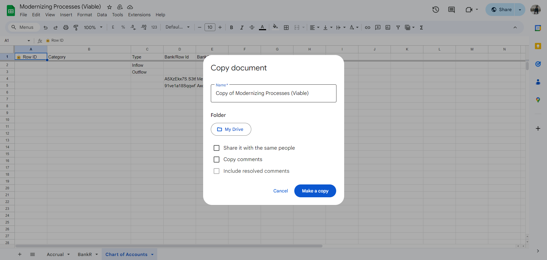 Step #22: Rename the Sheet