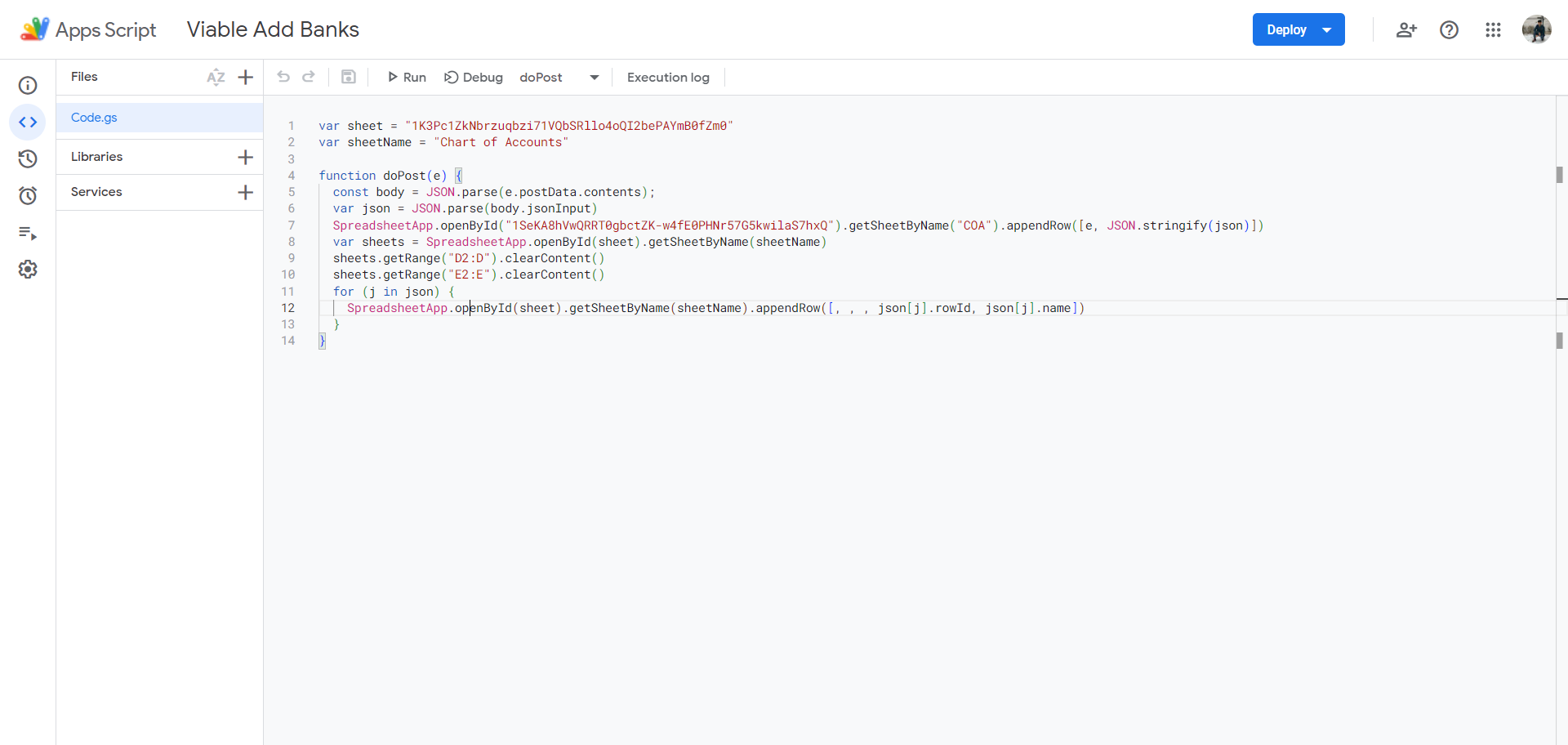 Step #5: Copy the Code