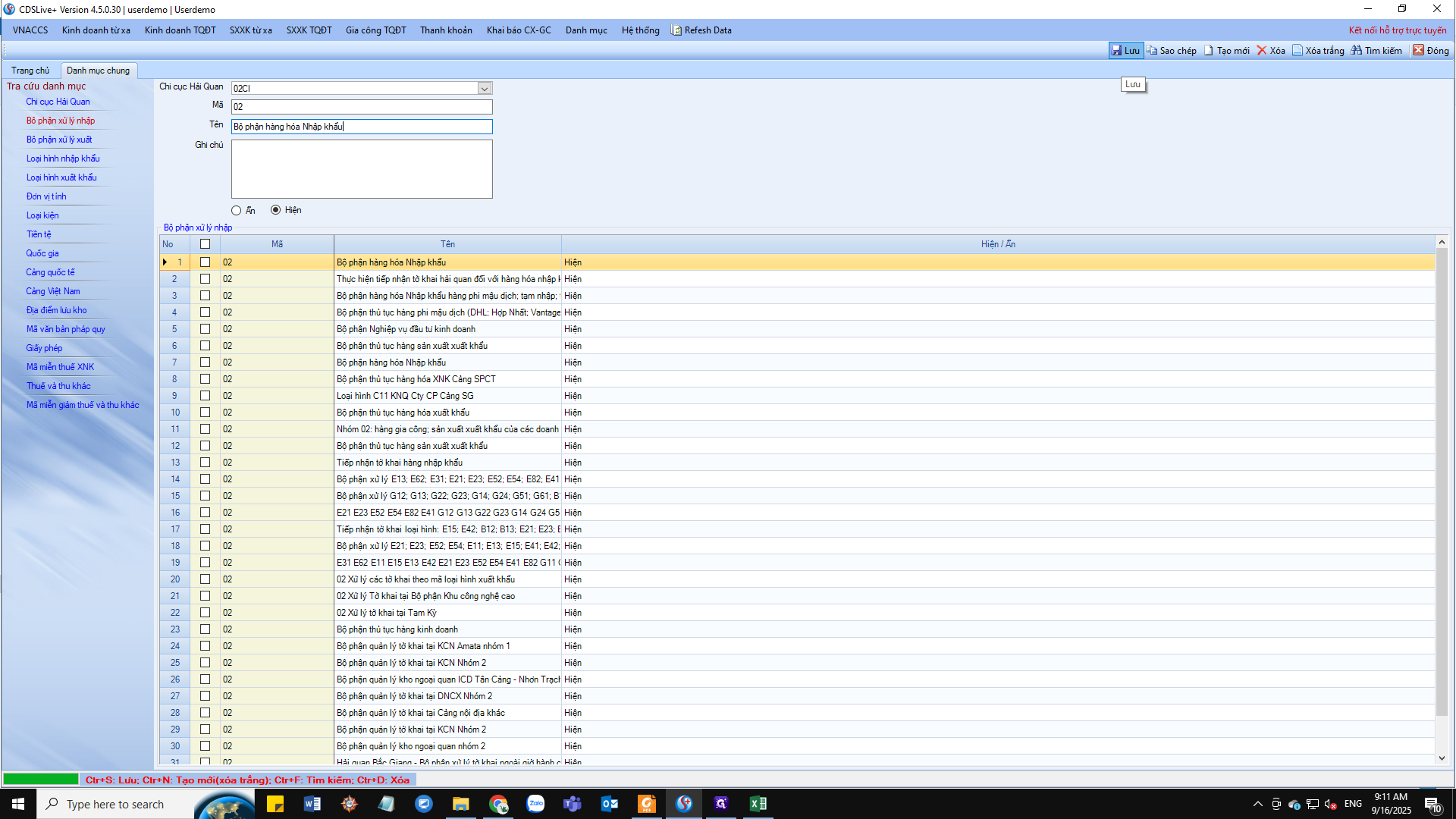 Step #9: Click on "Lưu"