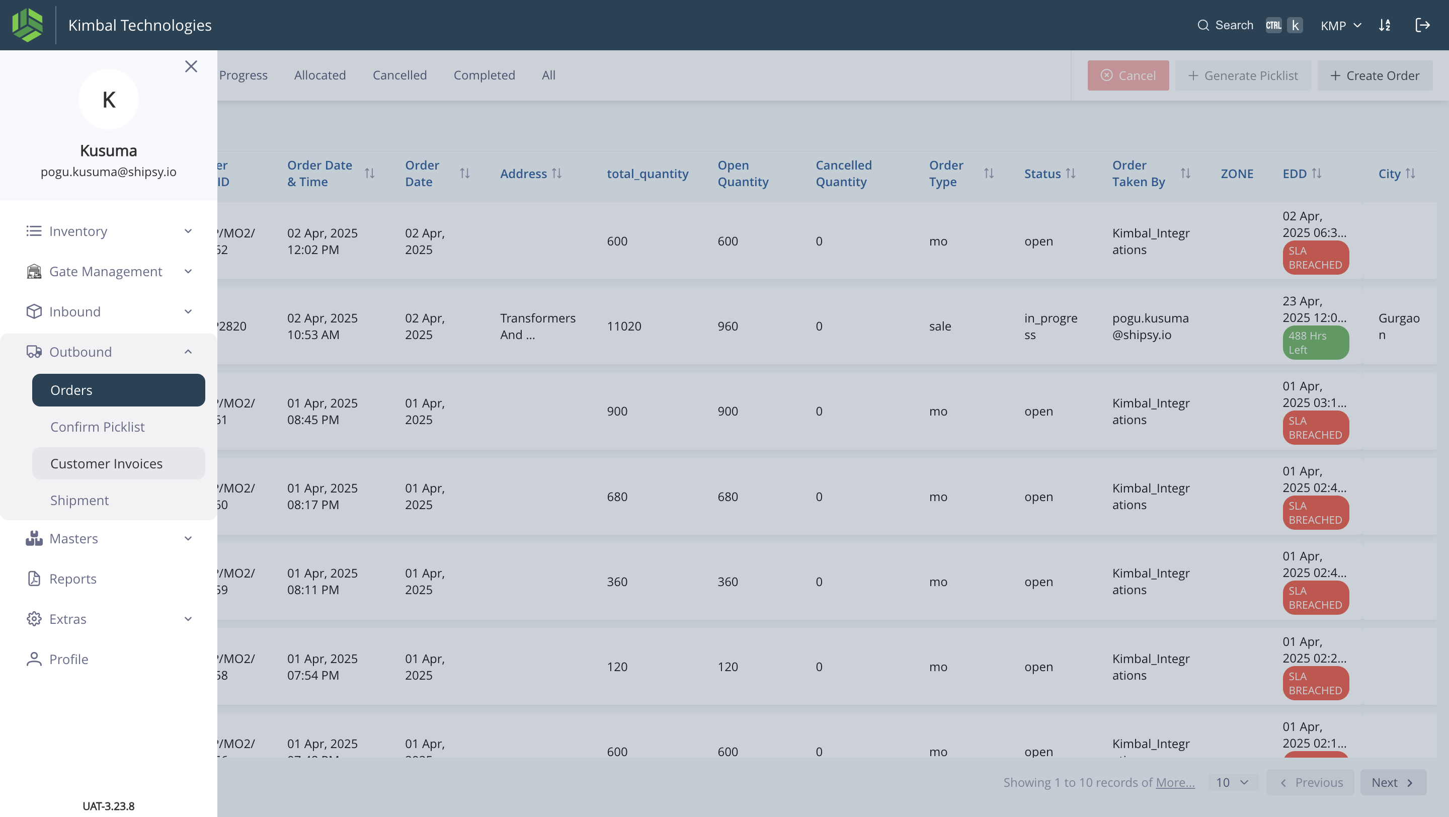 Step #22: Click on "Customer Invoices"