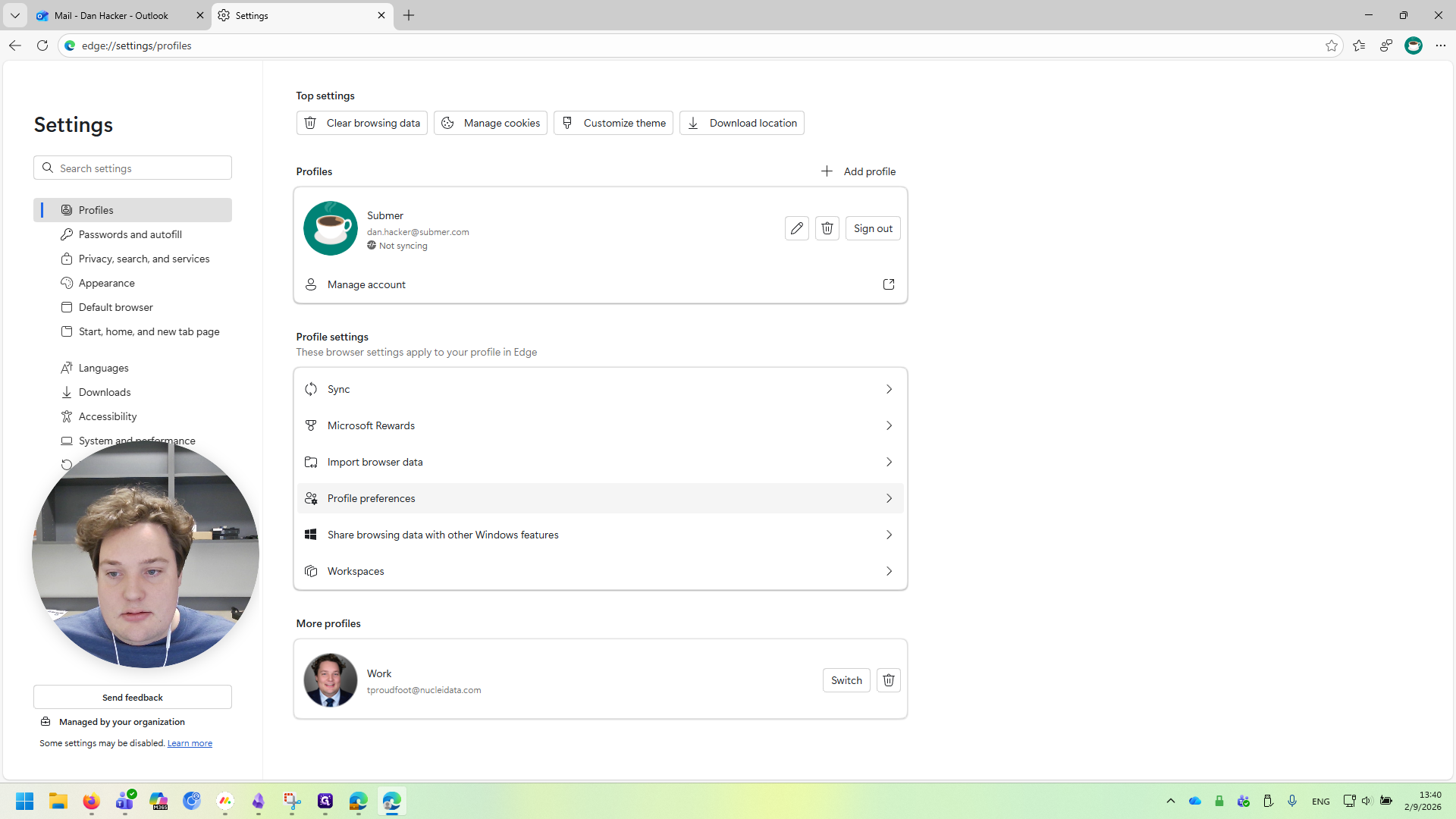 Step #33: Click on "Profile preferences"