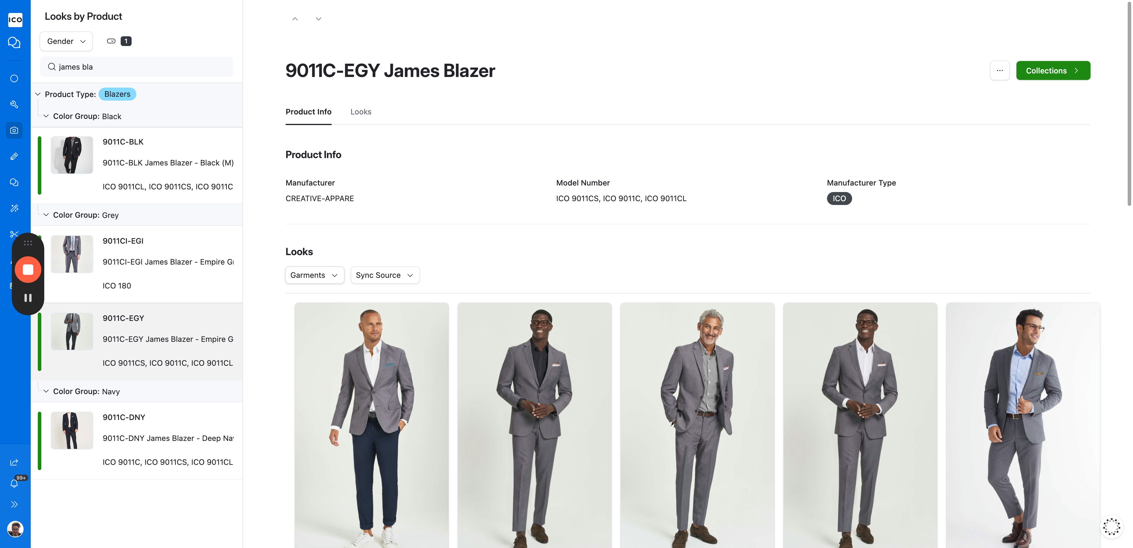 Step #4: Navigate to the Garments tab to browse all available products.