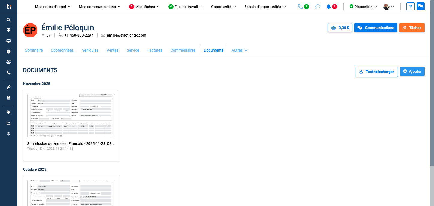 Step #6: Si vous le souhaitez, vous pouvez ajouter des documents en cliquant sur l'onglet Ajouter. Vous pourrez choisir les documents que vous souhaitez ajouter à partir de votre ordinateur.