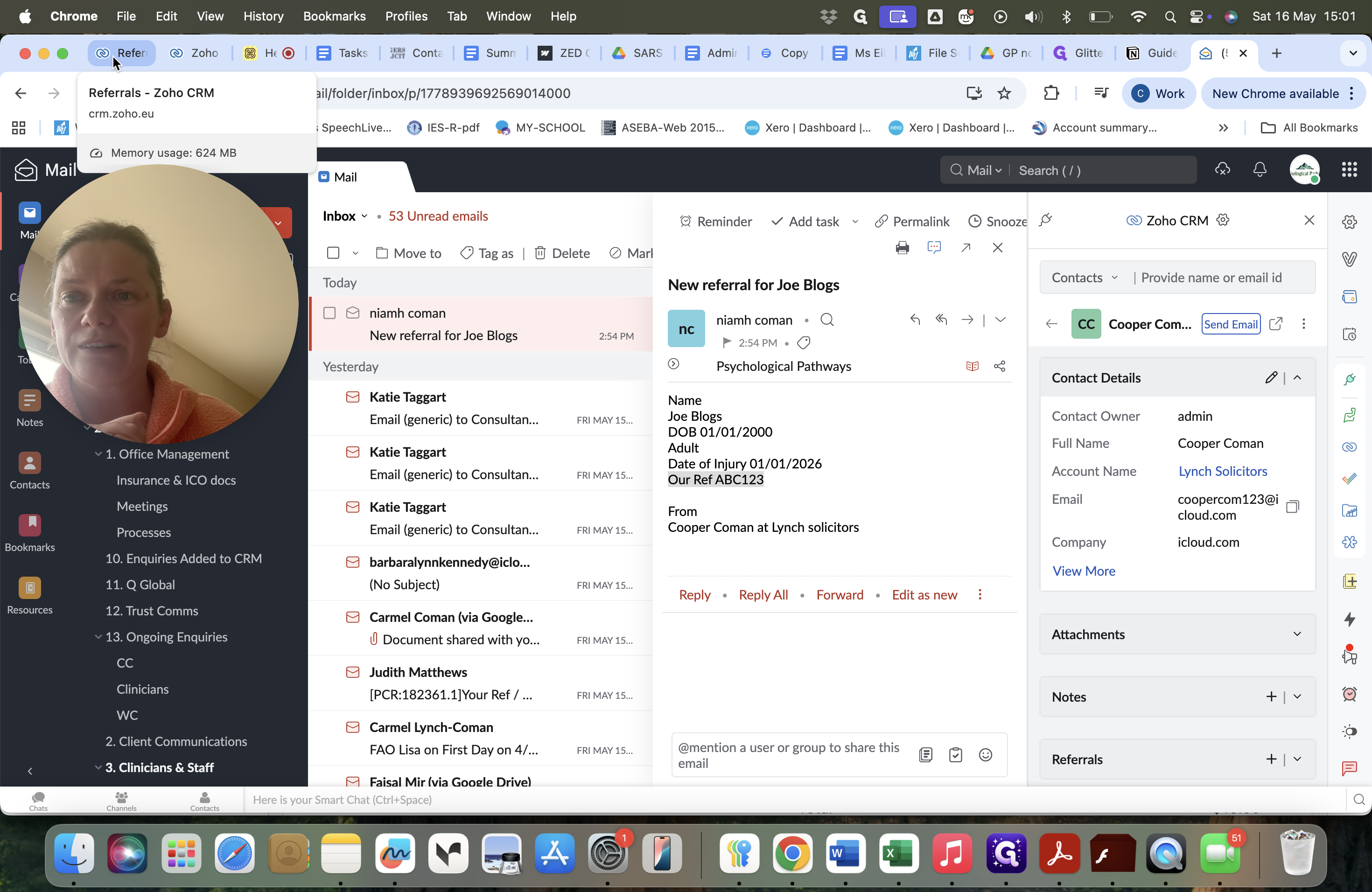 Step #20: Open your Zoho CRM browser tab.