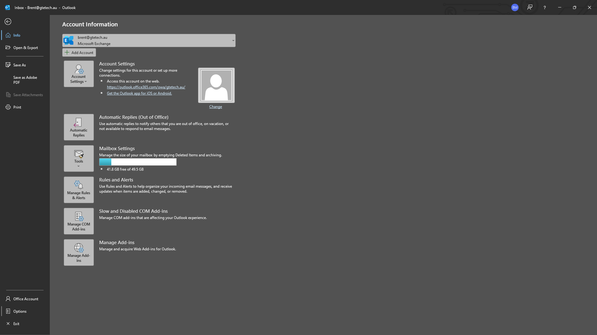 Step #3: Click on "Options"
