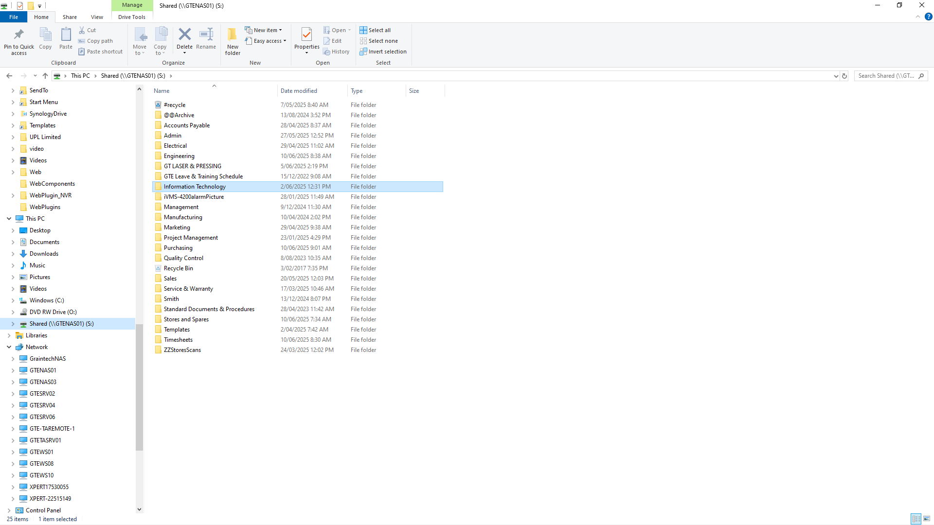 Step #7: Double-click on "Information Technology"