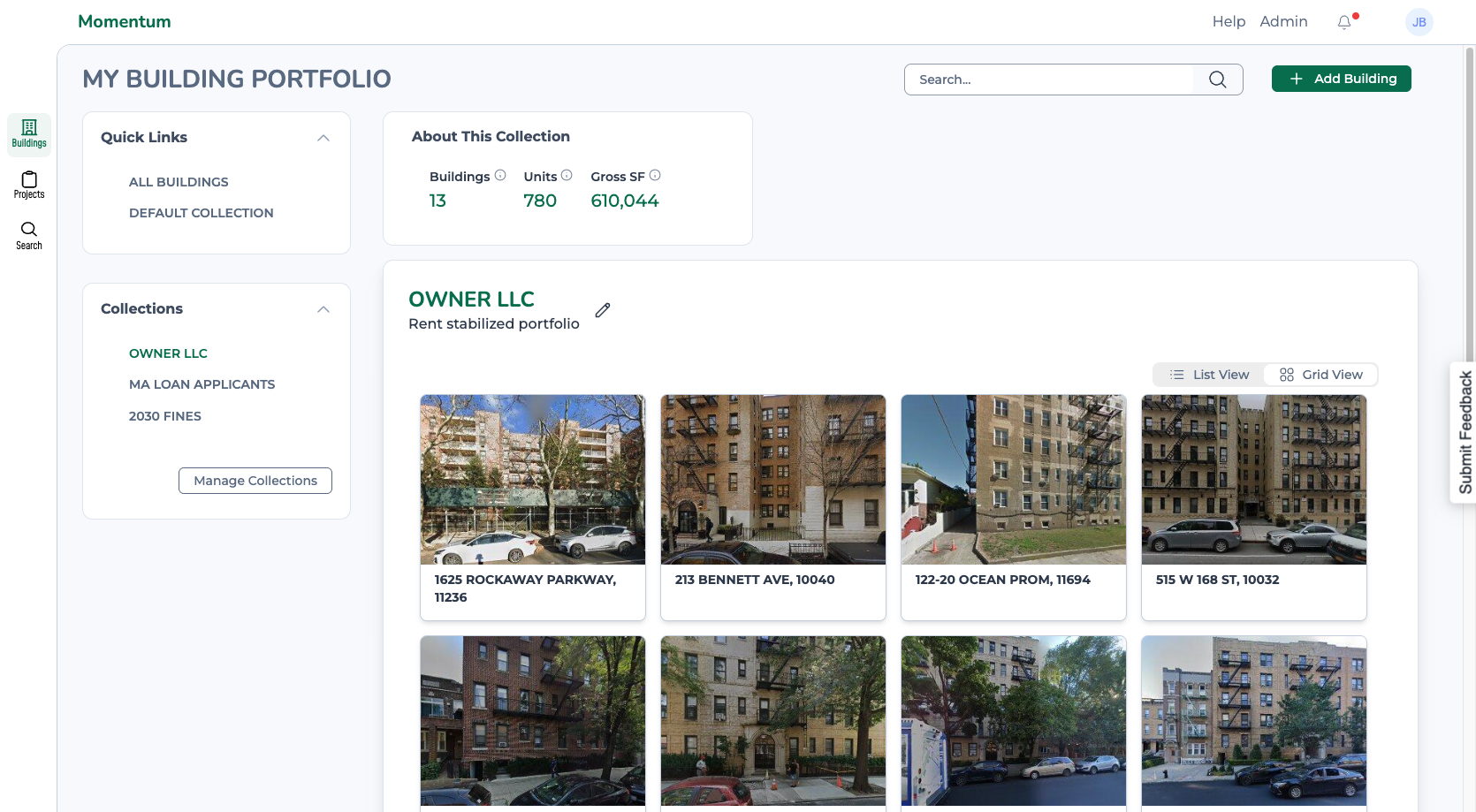 Step #4: Click on "List View" or "Grid View" to toggle