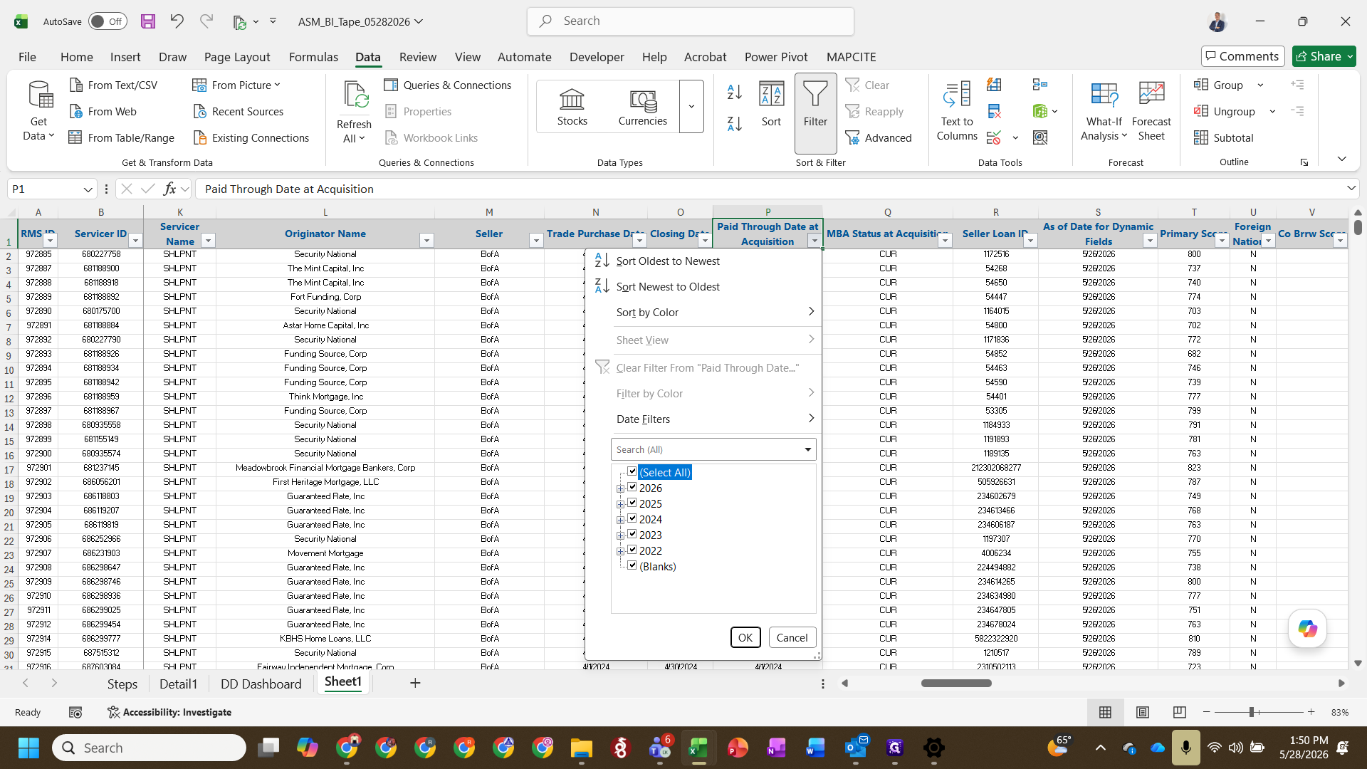 Step #9: Deselect the (Select All) checkbox.