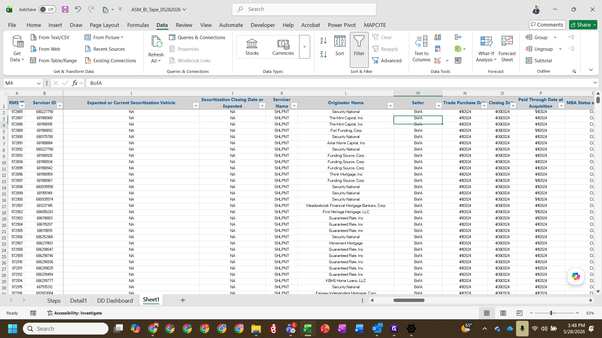 Step #4: Open the filter menu on the Seller column to isolate aggregators.