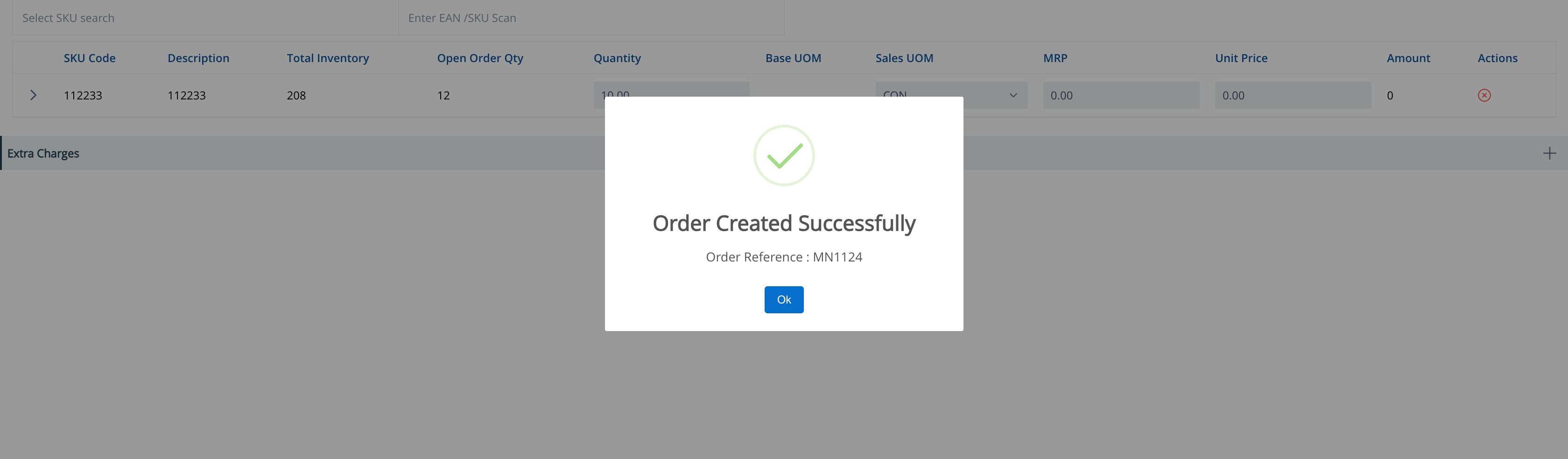 Step #17: Order is created Successfully. 