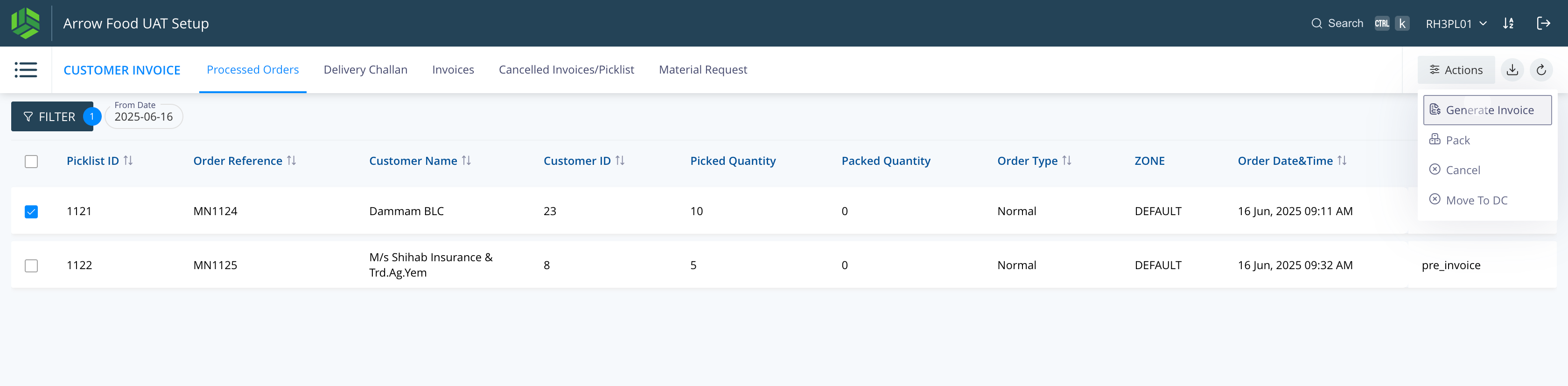 Step #30: Click on "Generate Invoice"