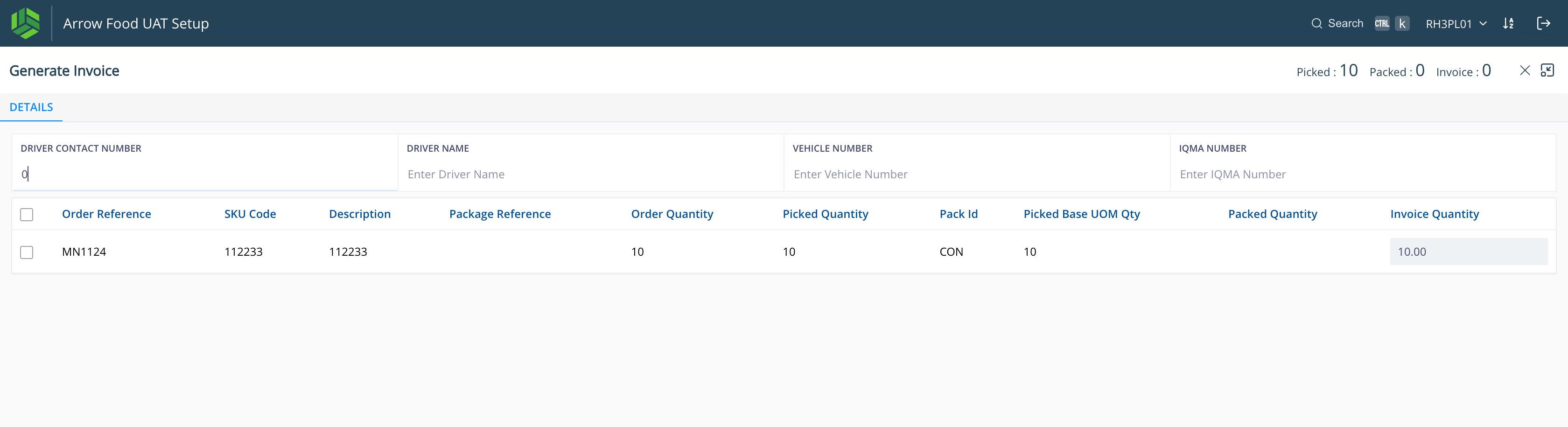 Step #31: Enter the Driver Details 