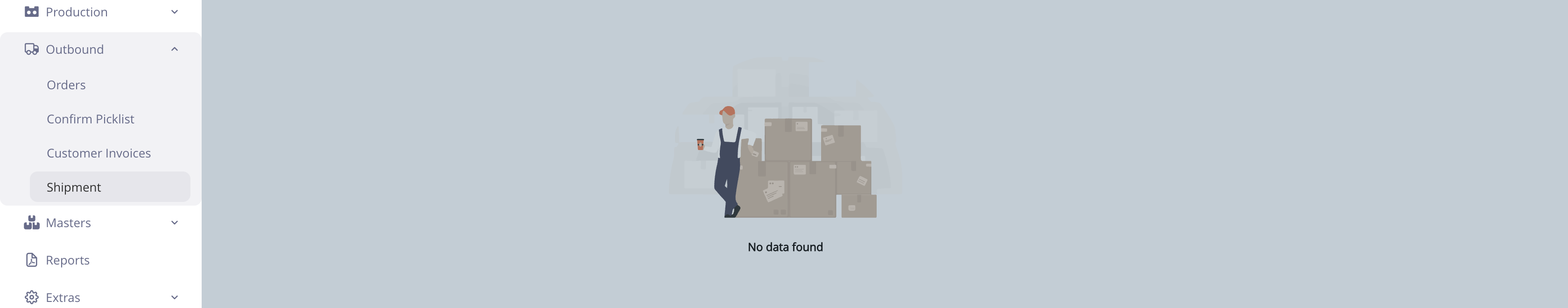 Step #37: Navigate to Outbound > Shipment