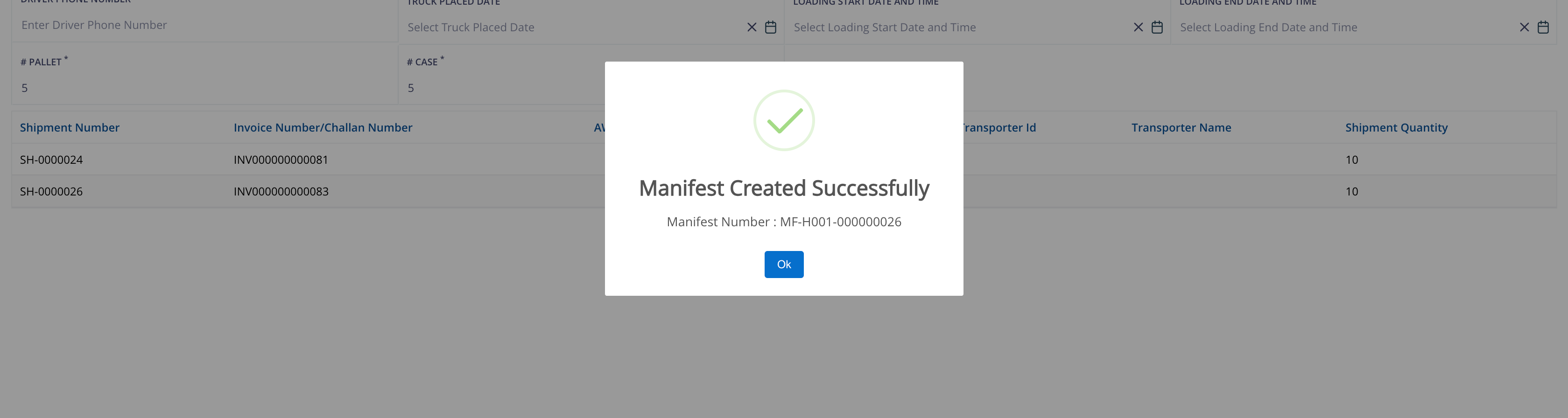 Step #42: Now the Manifest is created successfully. 