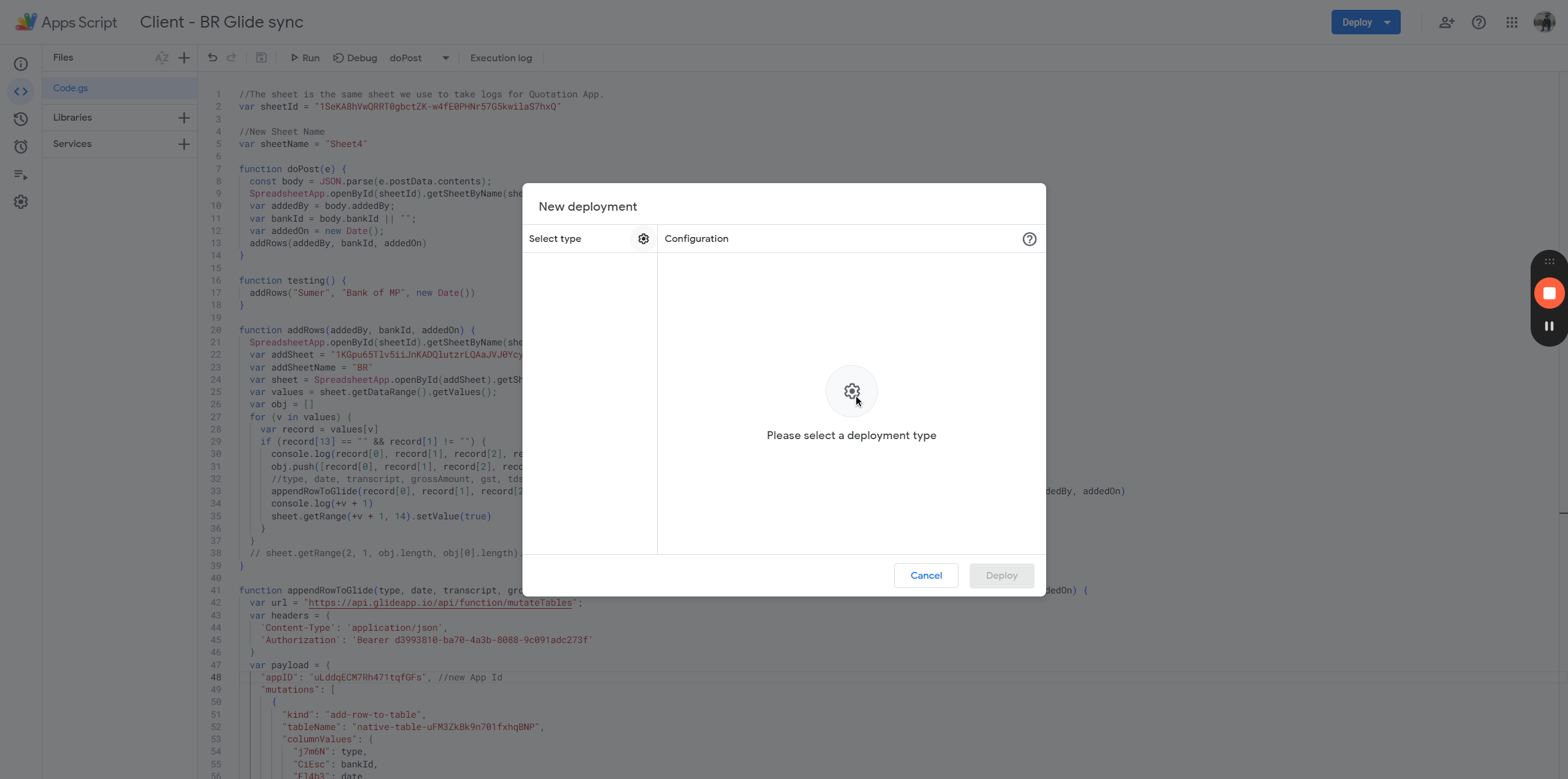 Step #60: Click on "New deployment"
