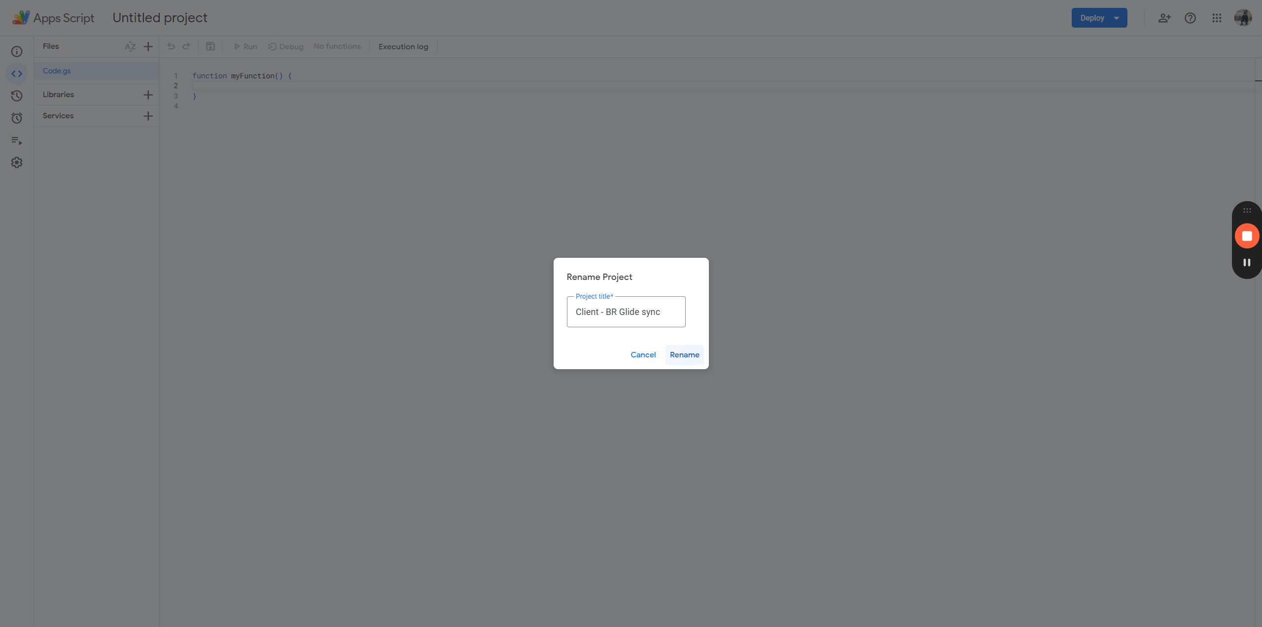 Step #7: Click on "- BR Glide sync"