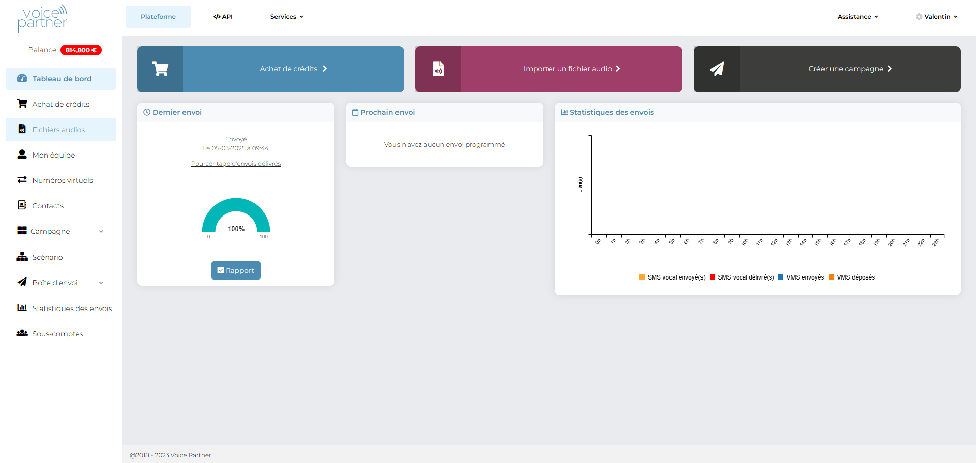 Step #2: Cliquez sur "Fichiers audios"