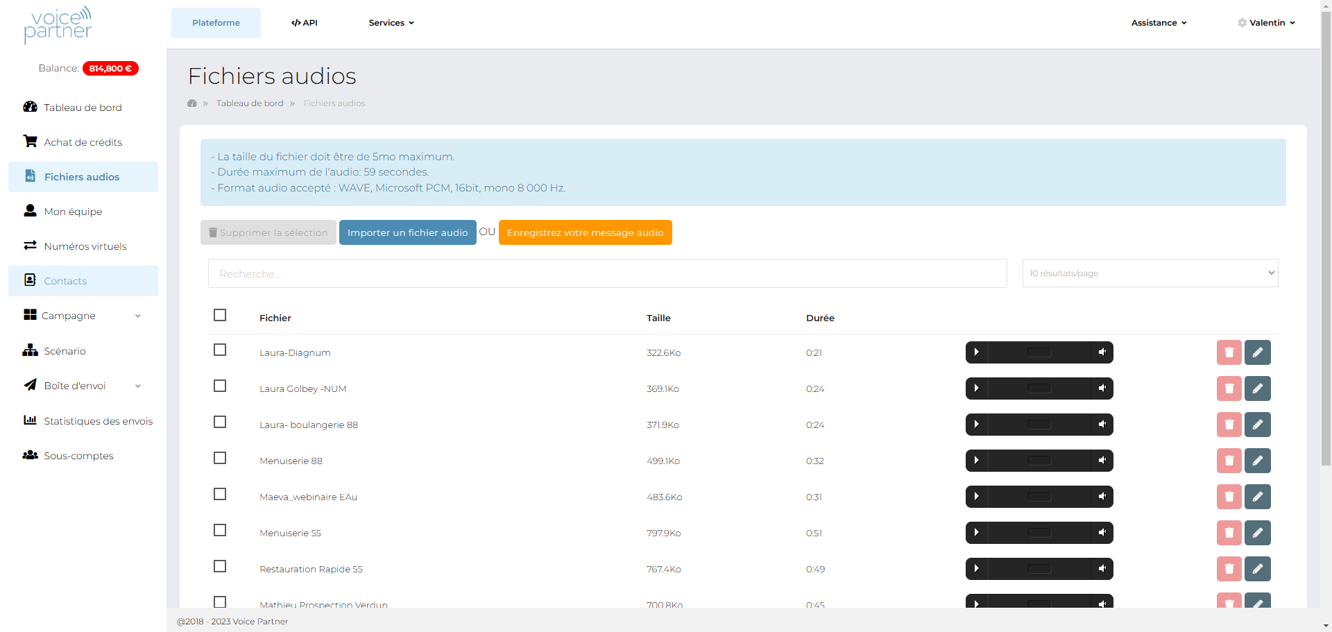 Step #5: Cliquez sur "Contacts"