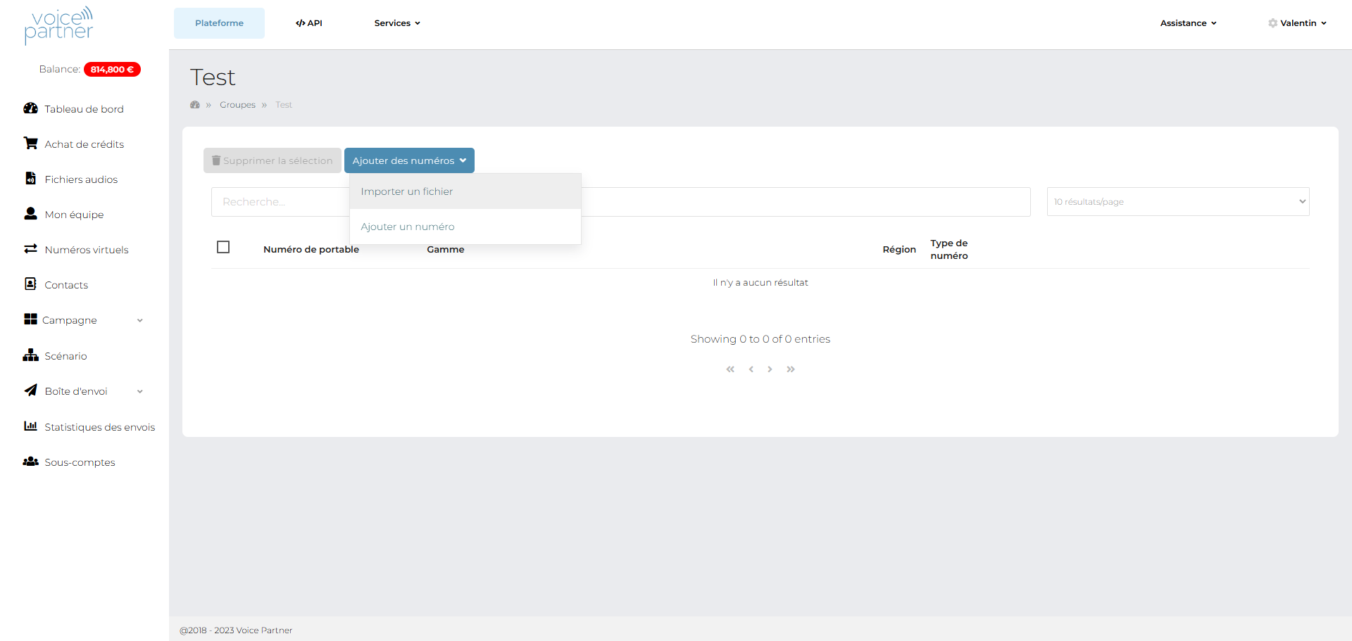 Step #8: Cliquez sur "Importer un fichier"