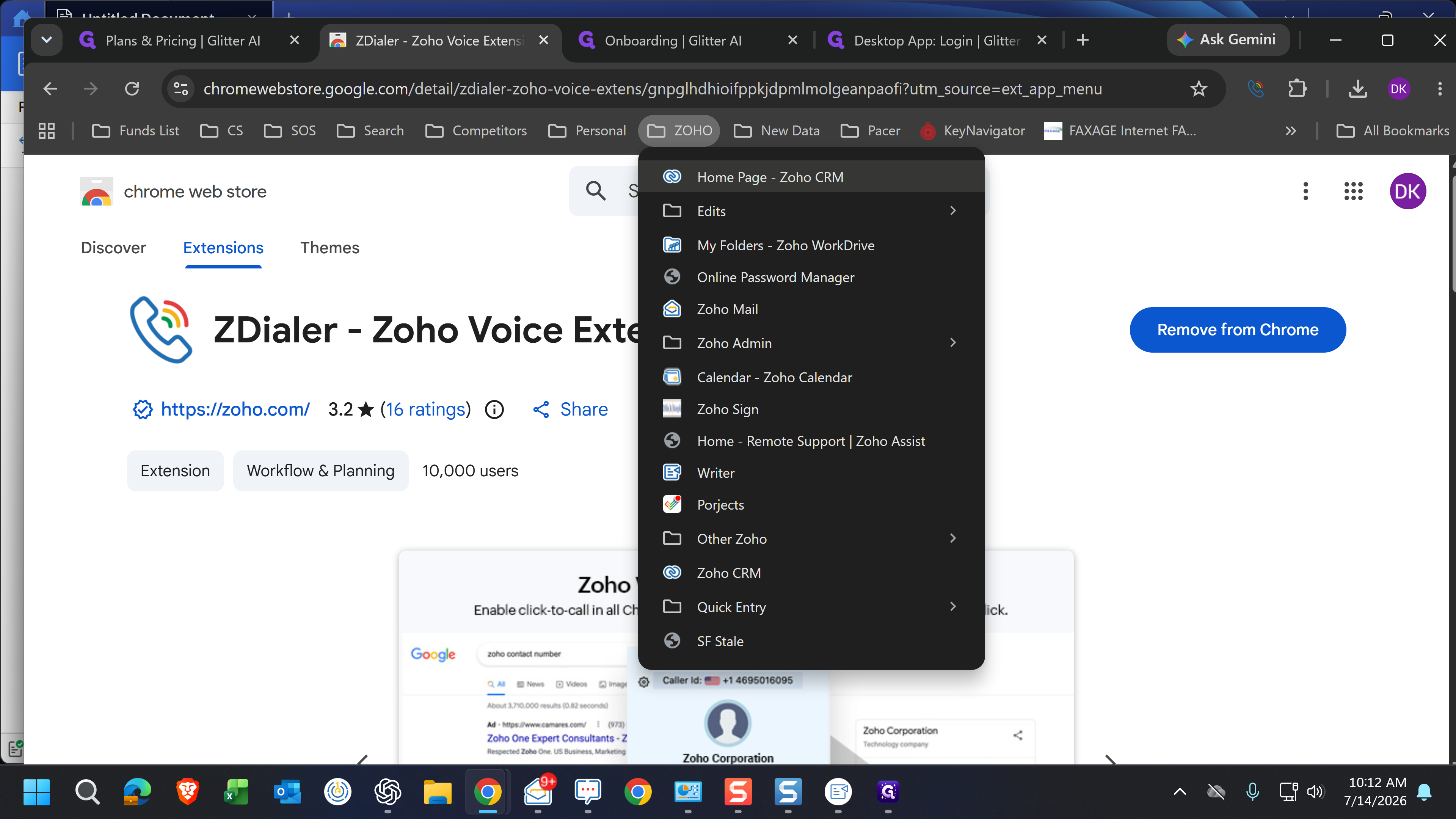 Step #11: Navigate to your Zoho CRM dashboard.