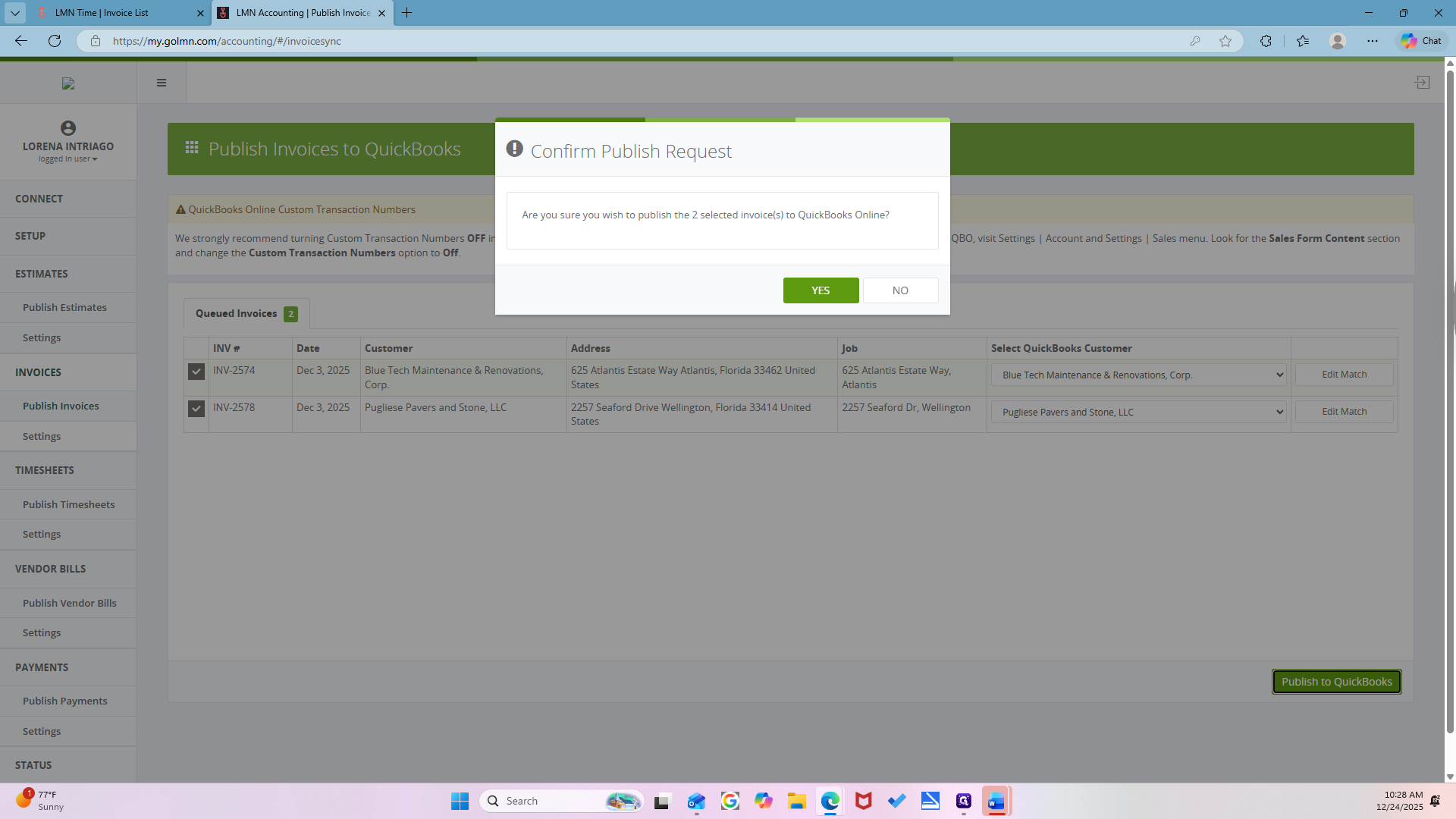 Step #34: Click on "YES"