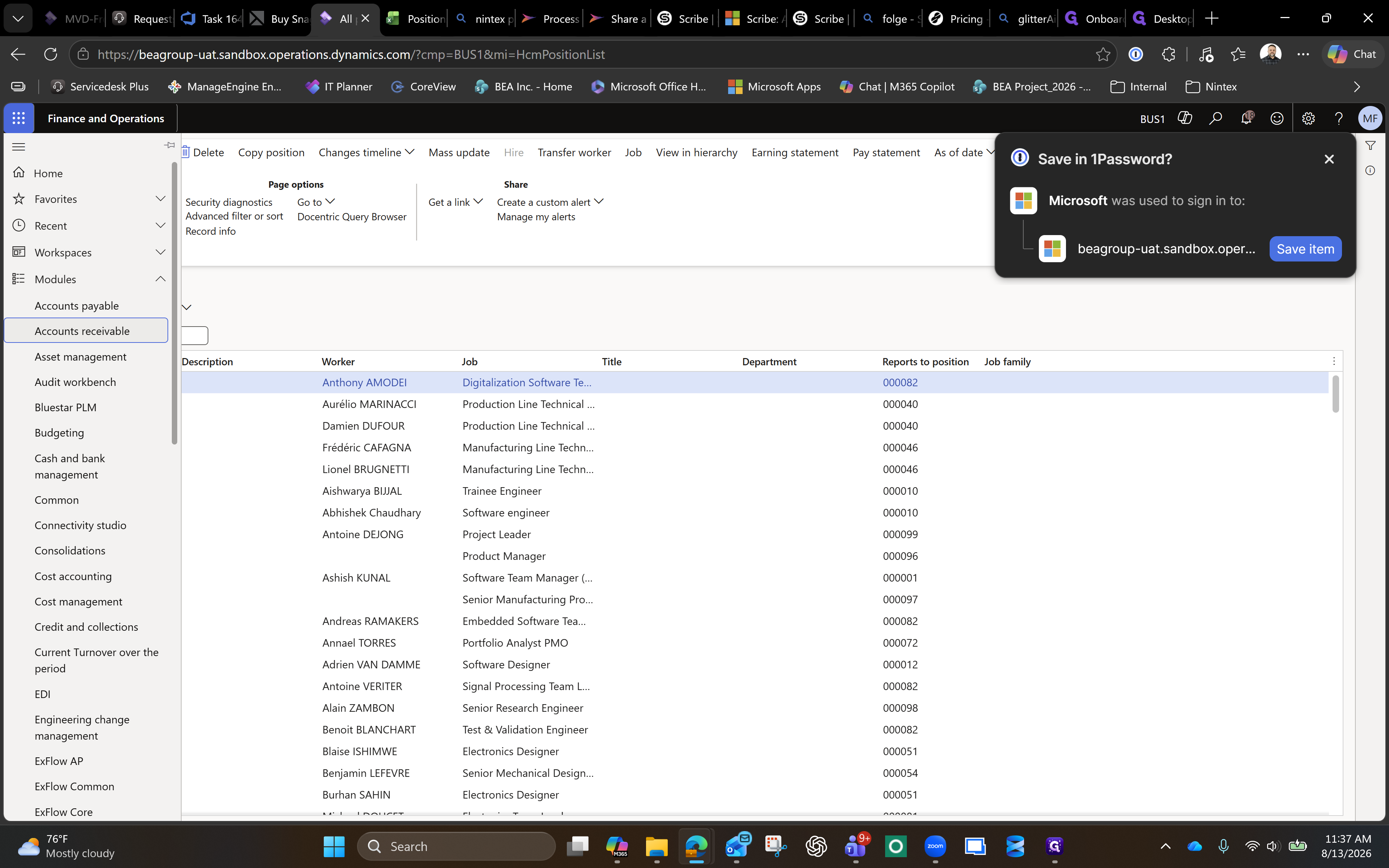 Step #1: Navigate to the main navigation menu and click Accounts receivable.