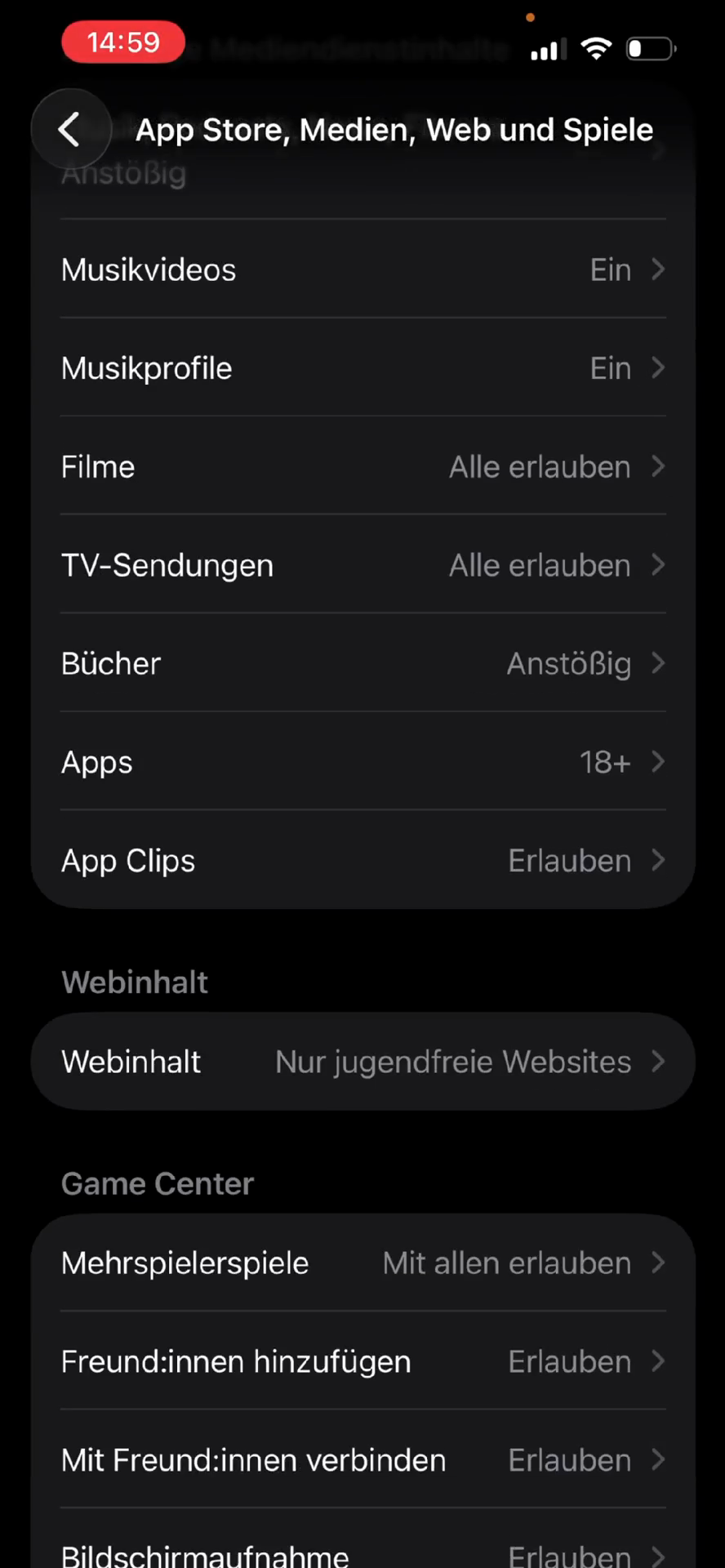 Step #22: Tippe auf Zurück.