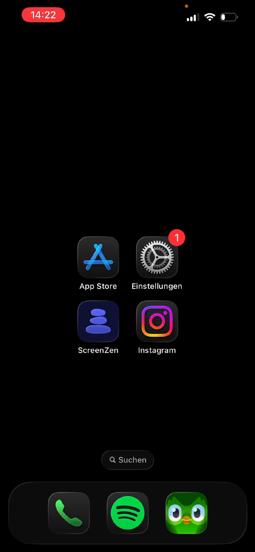 Step #11: Öffne die Einstellungen auf dem iPhone.