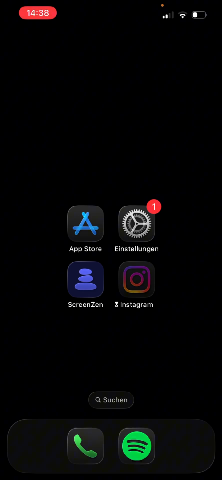 Step #1: Öffne die App ScreenZen auf dem iPhone des Teilnehmers.