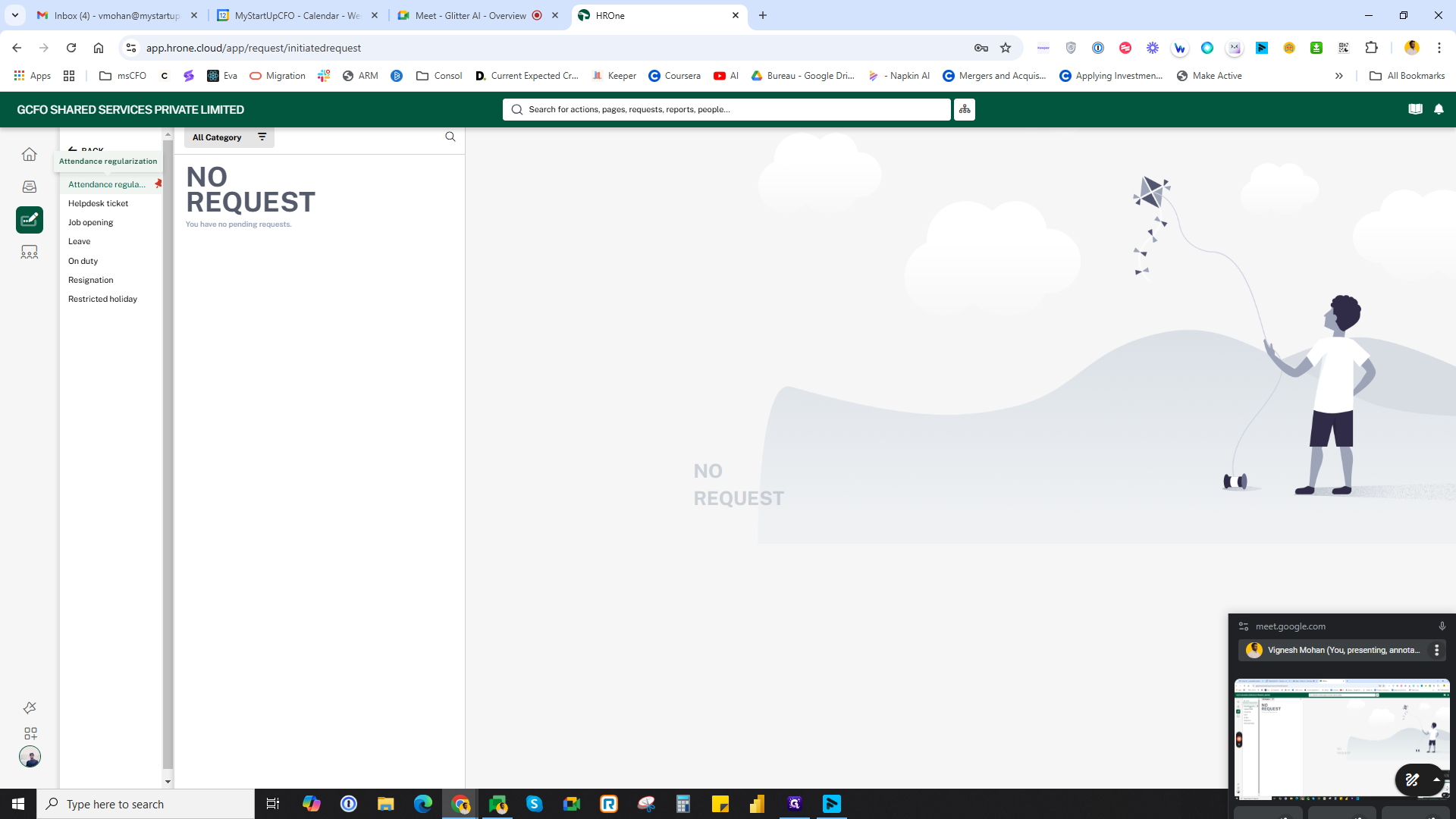 Step #14: Click on "Attendance regula"