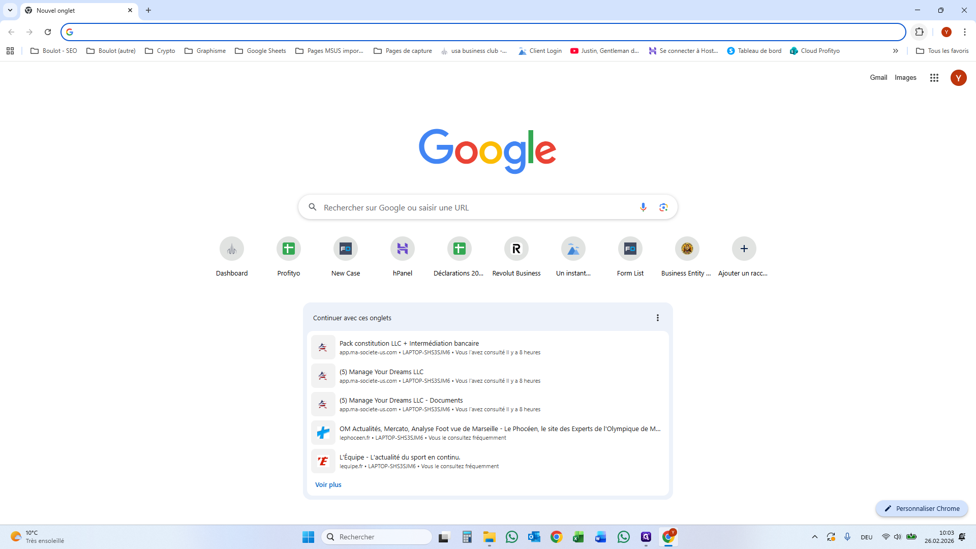 Step #2: Cliquez sur "Extentions"