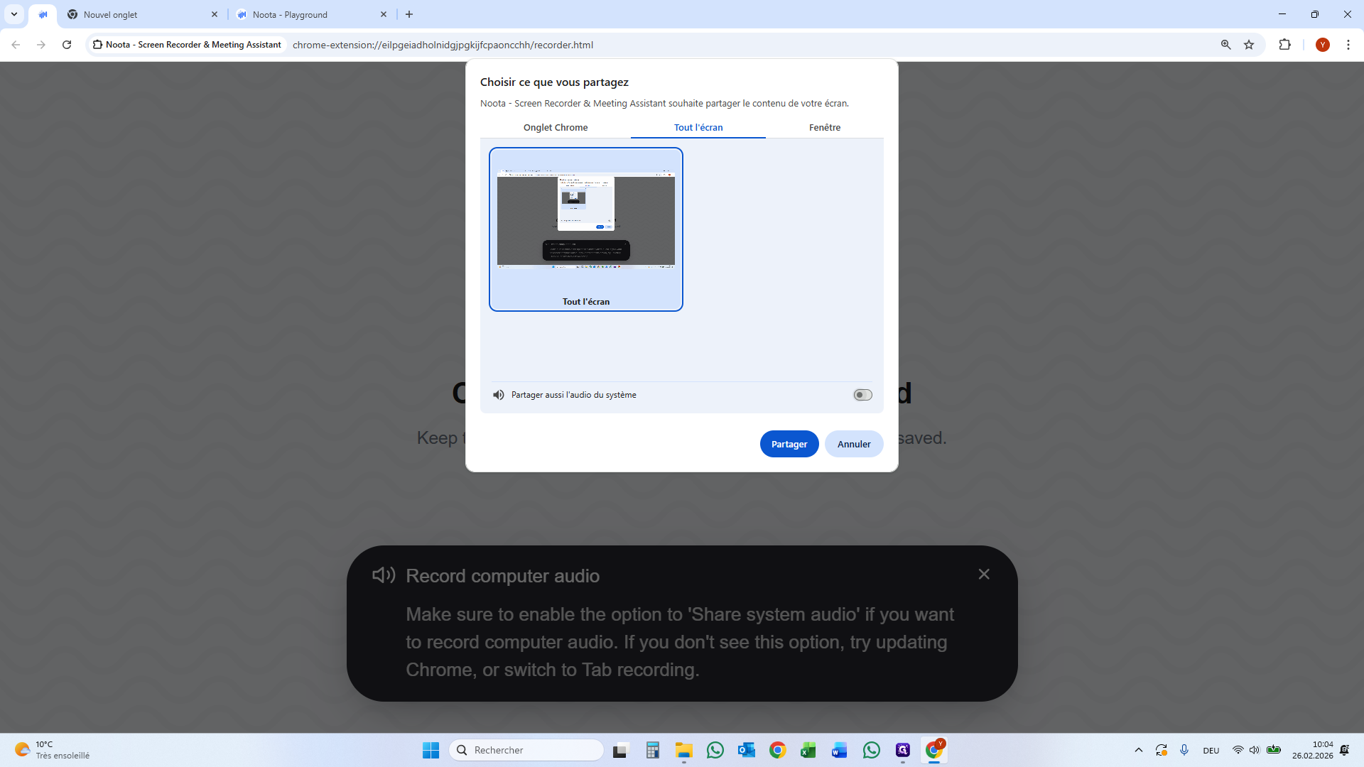 Step #7: Cliquez ici