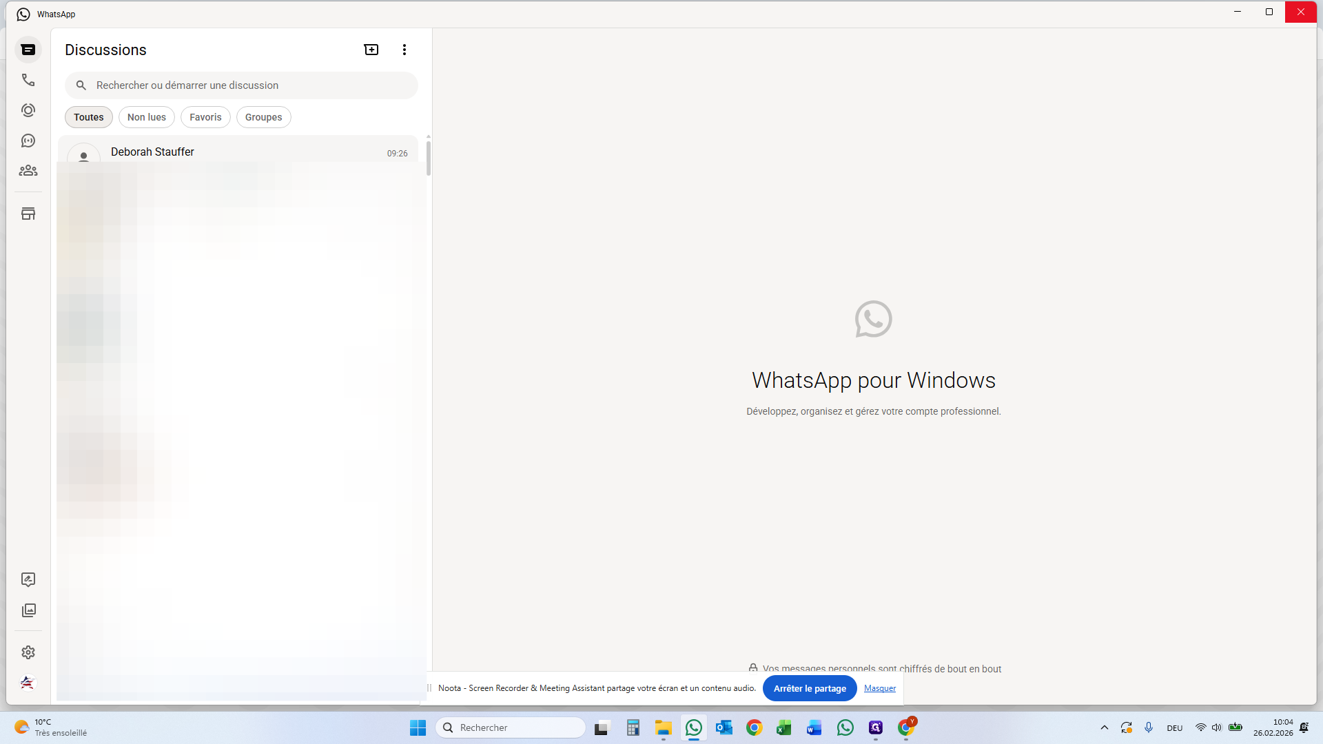 Step #10: Cliquez sur le client avec lequel l'appel est prévu