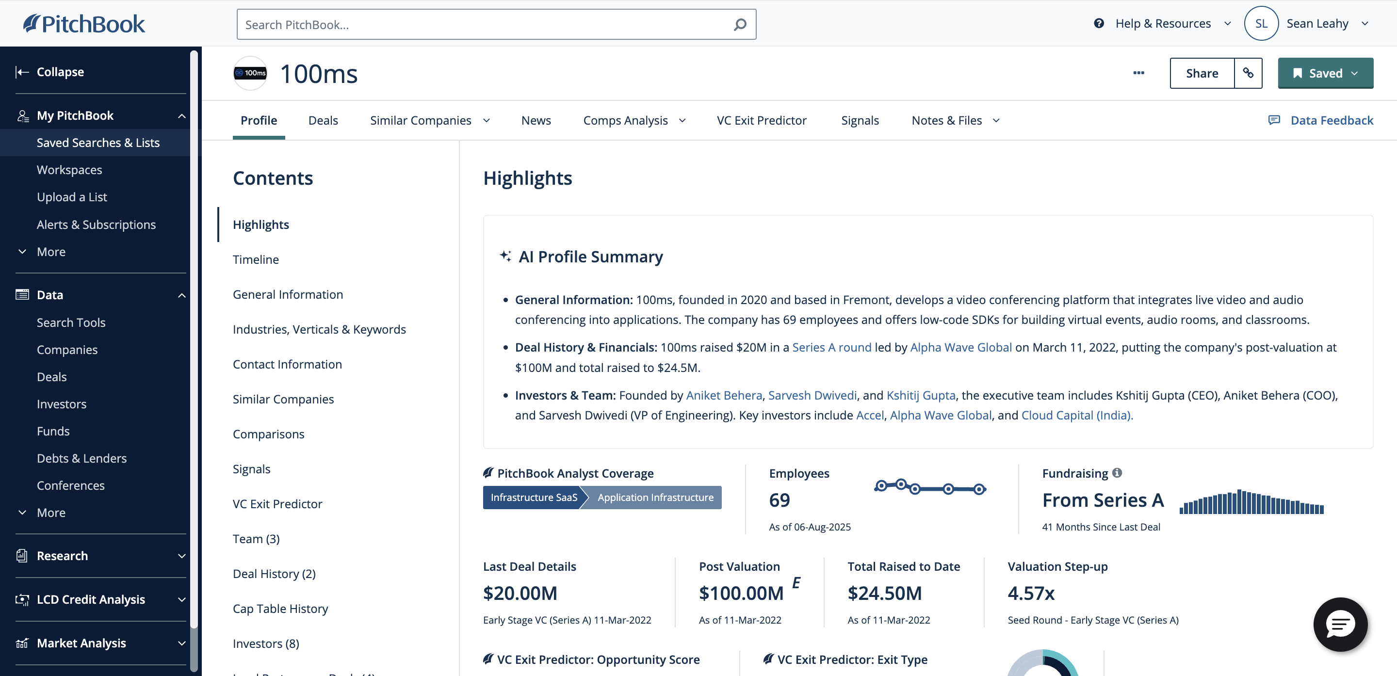 Step #8: Click on "Saved Searches & Lists"