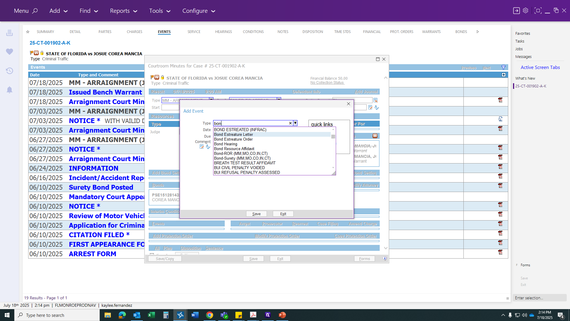 Step #70: Click on "INFRAC )"