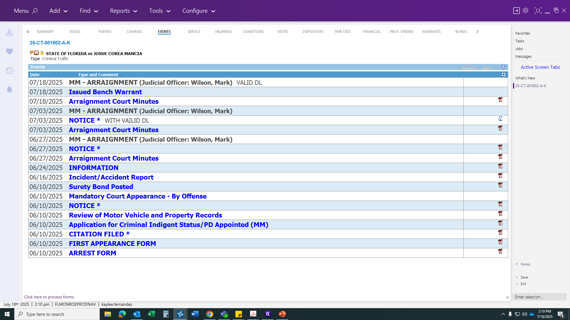 Step #39: Click on "F Forms"