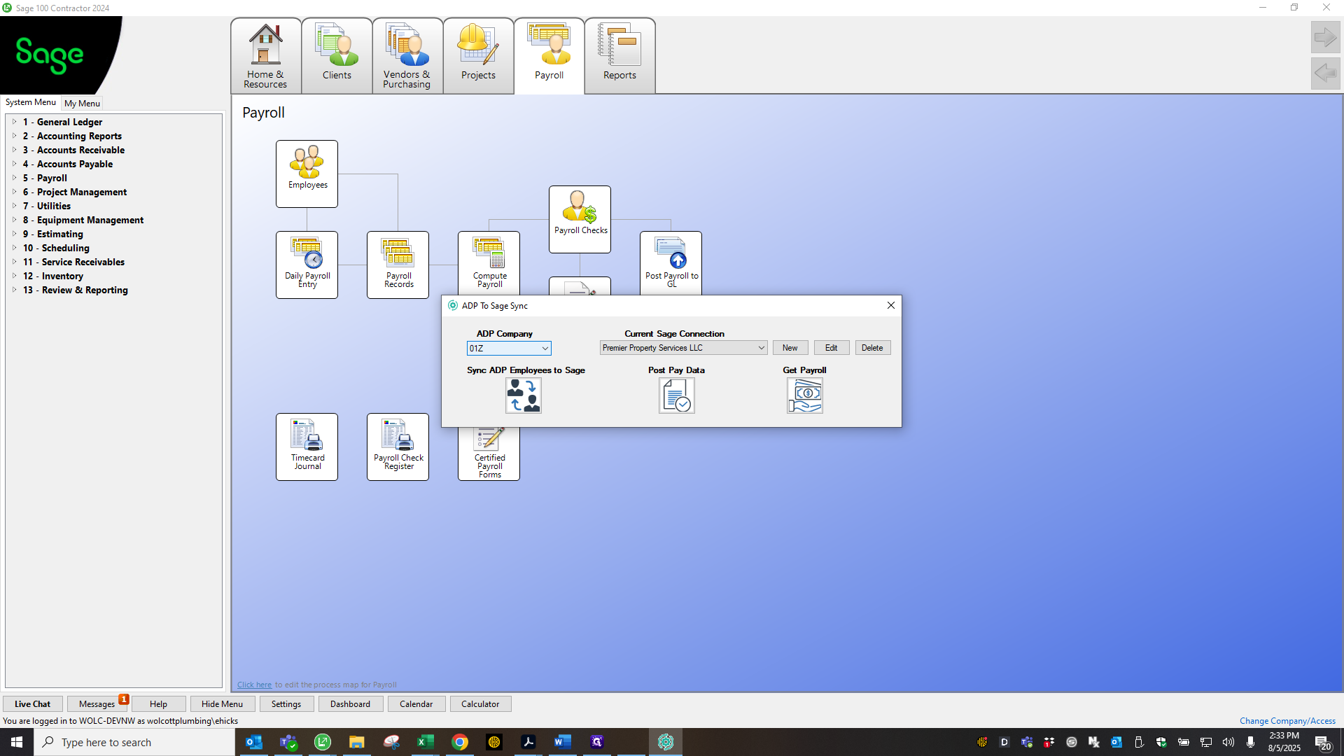 Step #27: Click on "ADP Company"