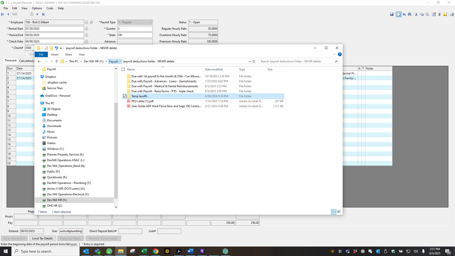 Step #4: Click on "Payroll"