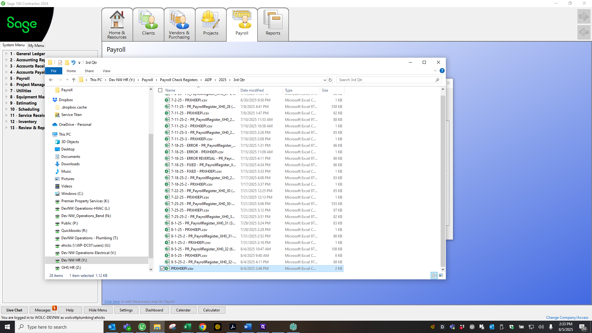 Step #38: Click on "PRXHOEPI.csv"