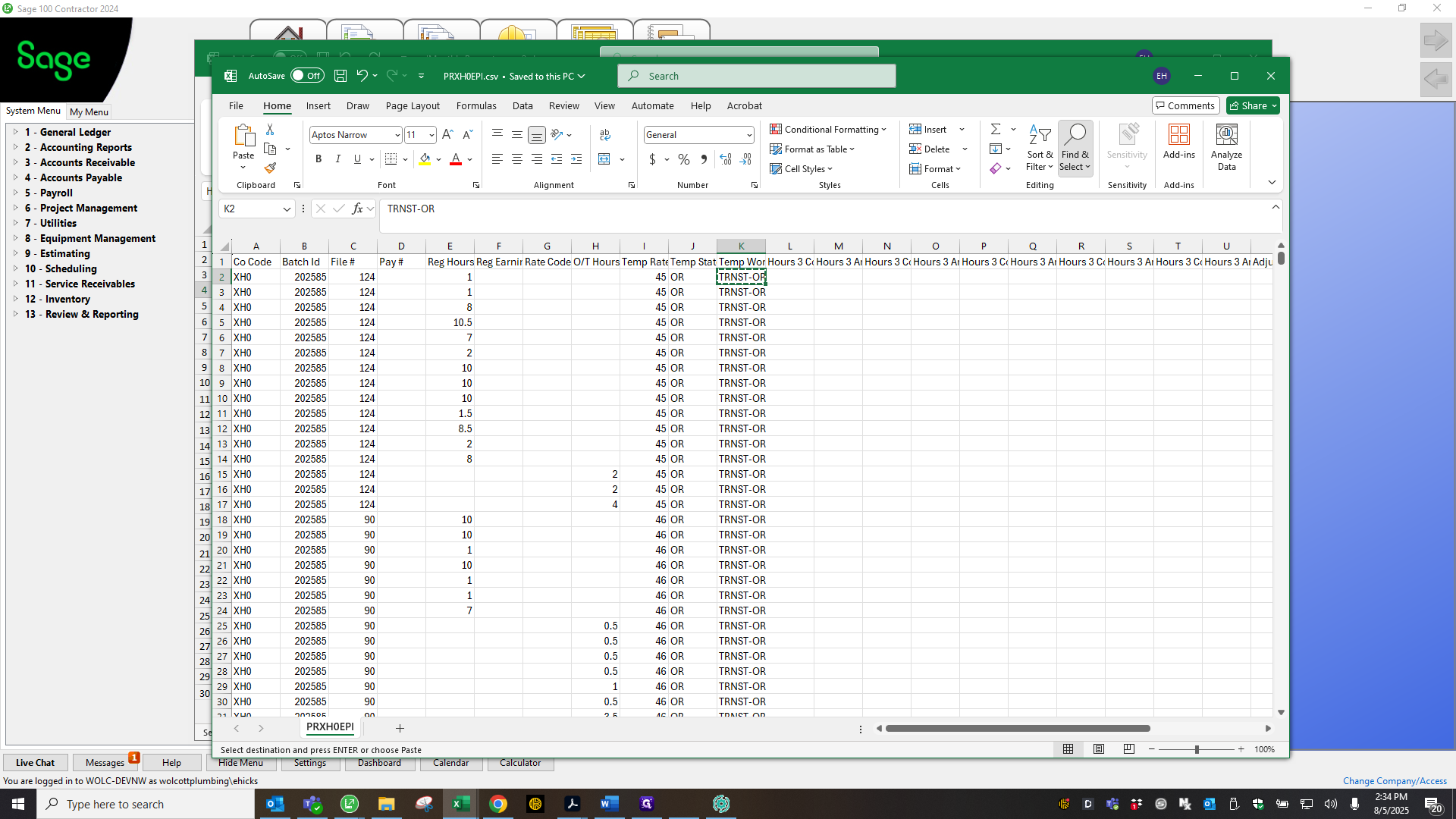 Step #68: Click on "Sort & Find &"