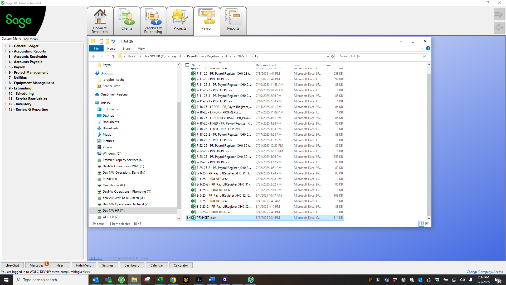 Step #63: Double-click on "PRXHOEPI.csv"