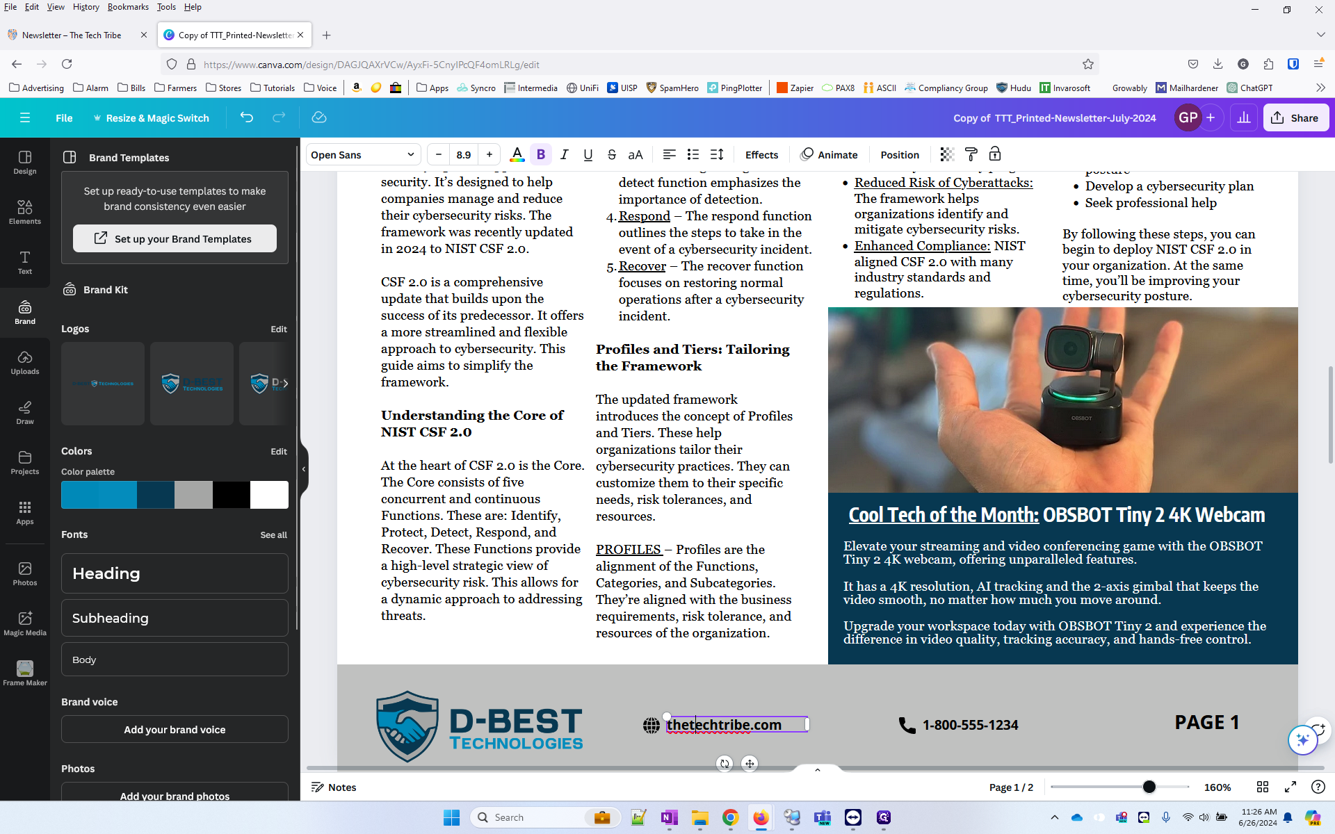 Step #49: Change the URL to DBest.com
