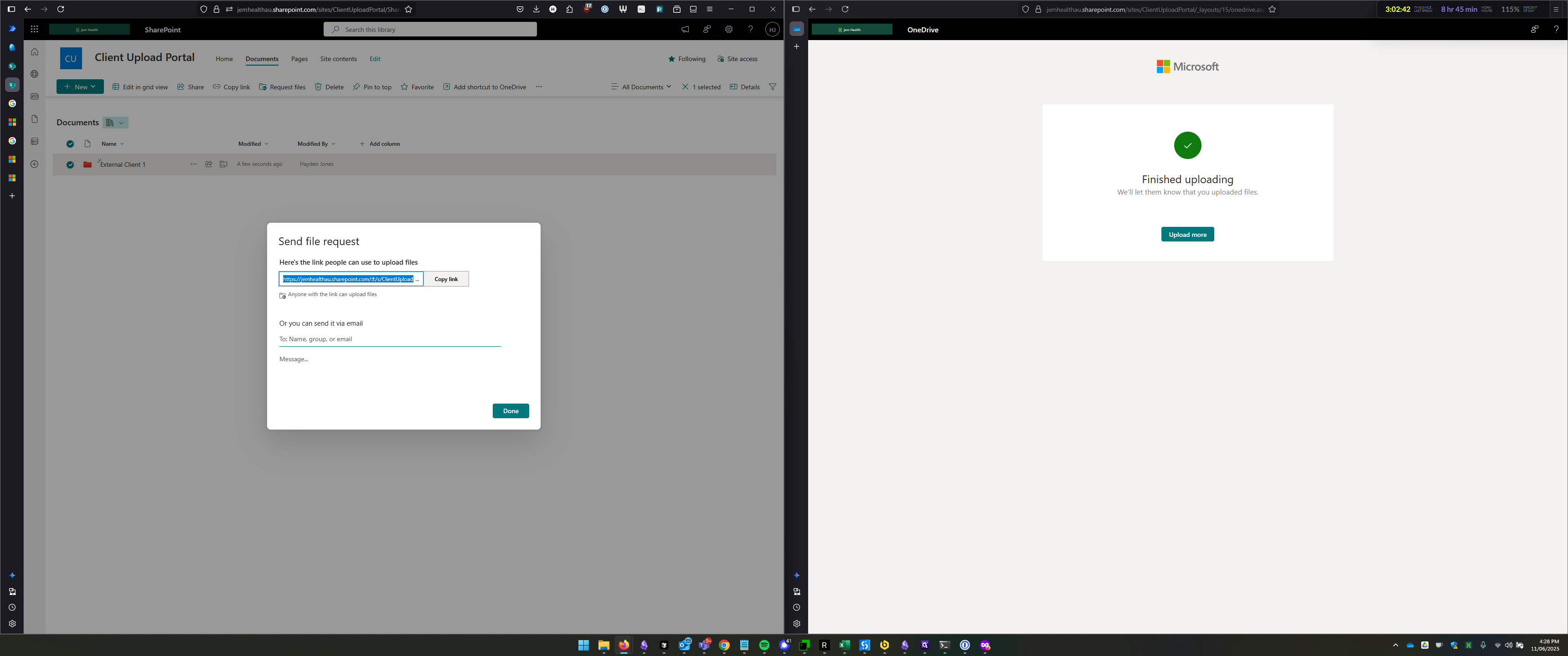 Step #12: Click to add email message.