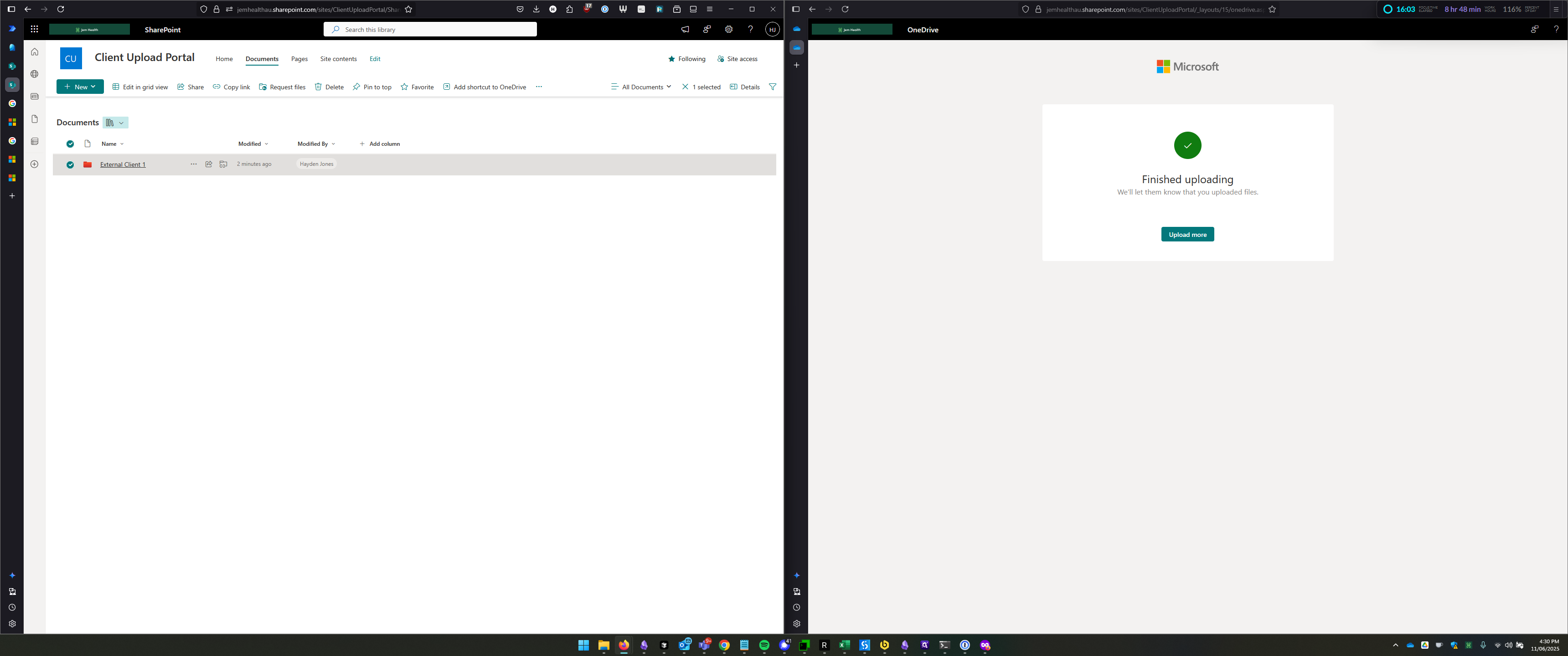 Step #23: Click on "External Client 1"