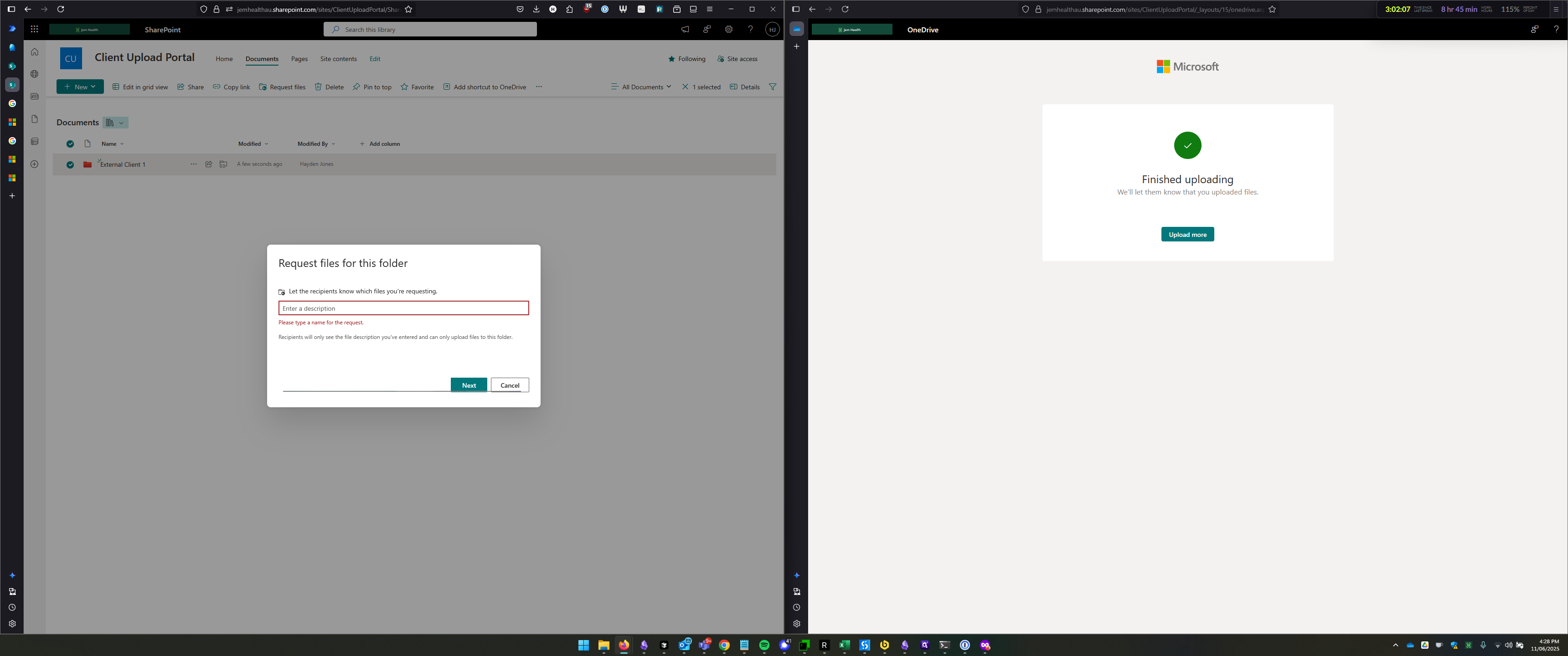 Step #8: Click on "Enter a description"
