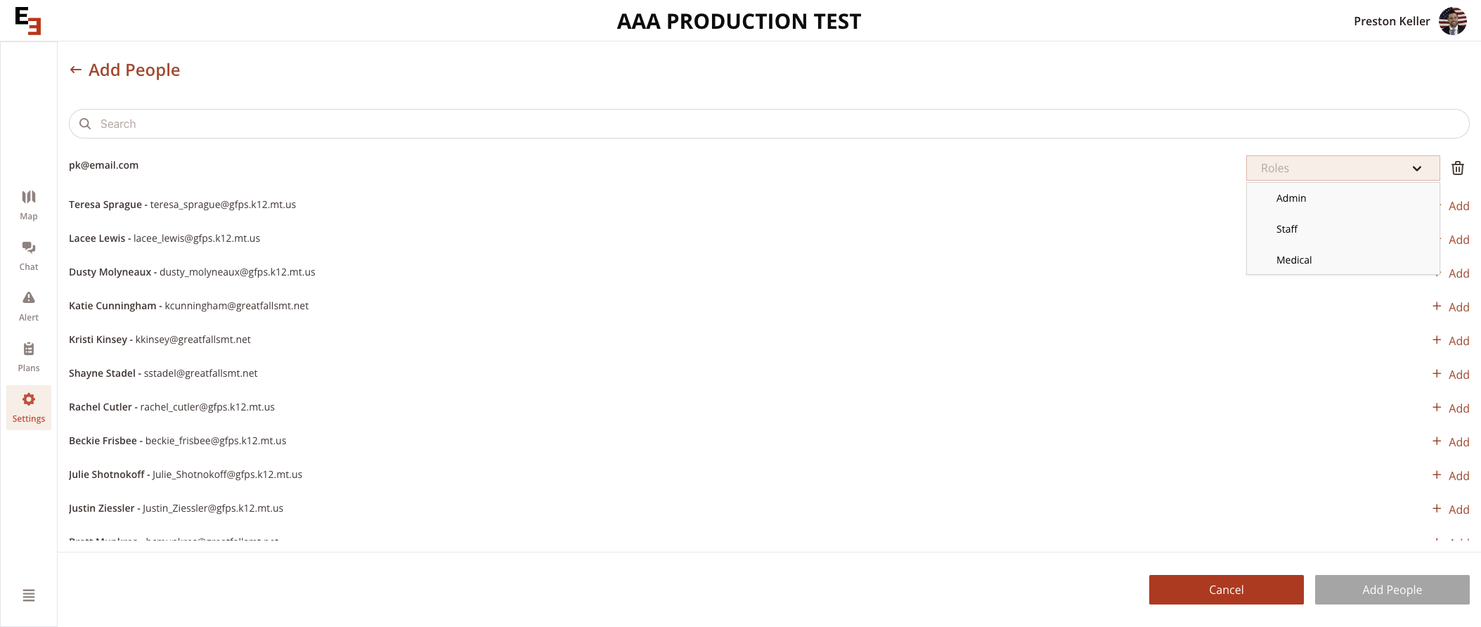 Step #7: Click on "Admin"