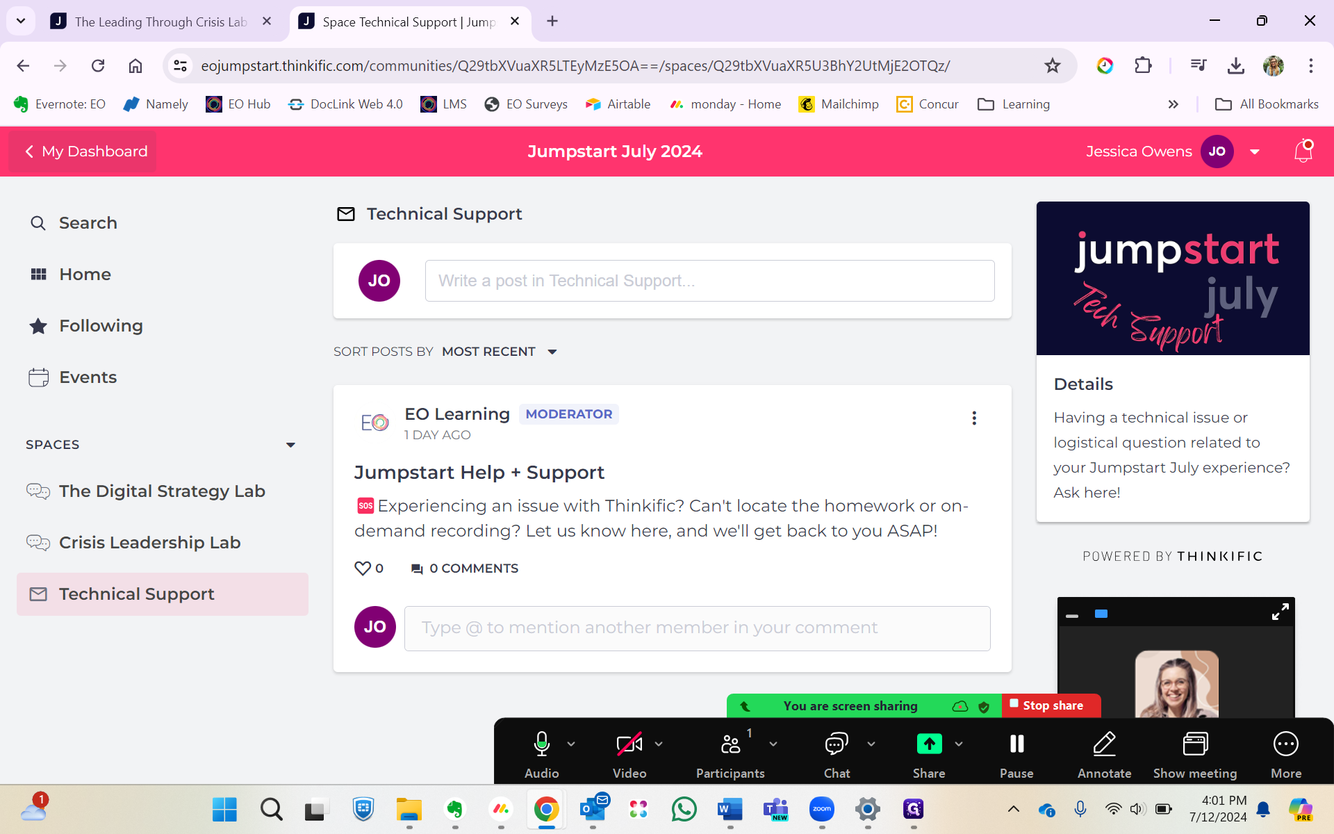 Step #14: Click on "< My Dashboard"