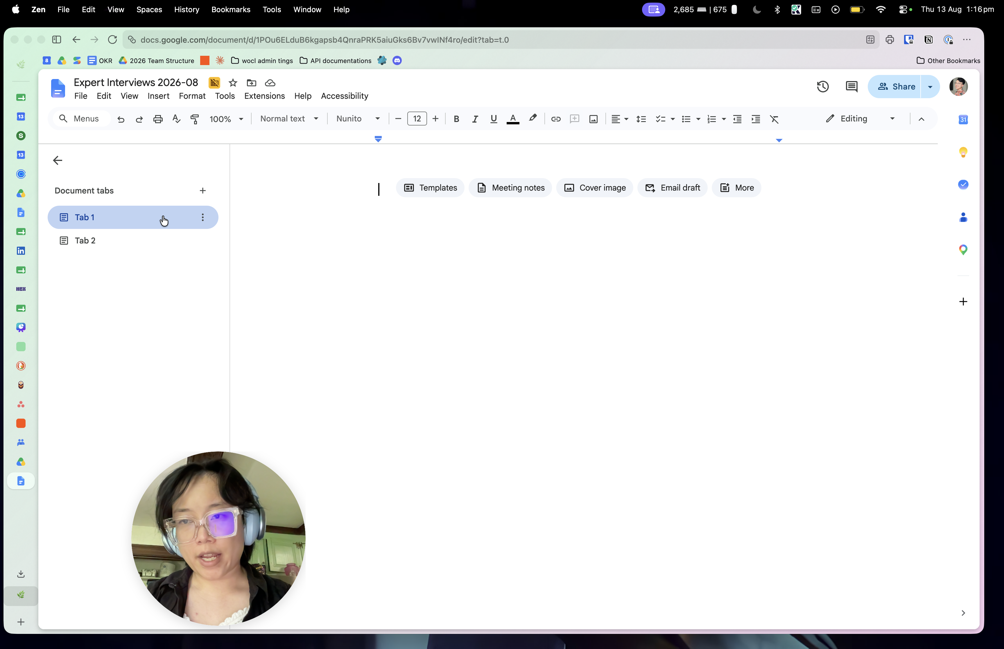 Step #8: Double-click the new tab name to rename it according to its section topic.
